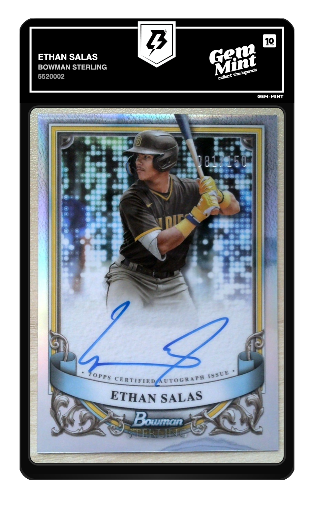 Ethan Salas graded 10
