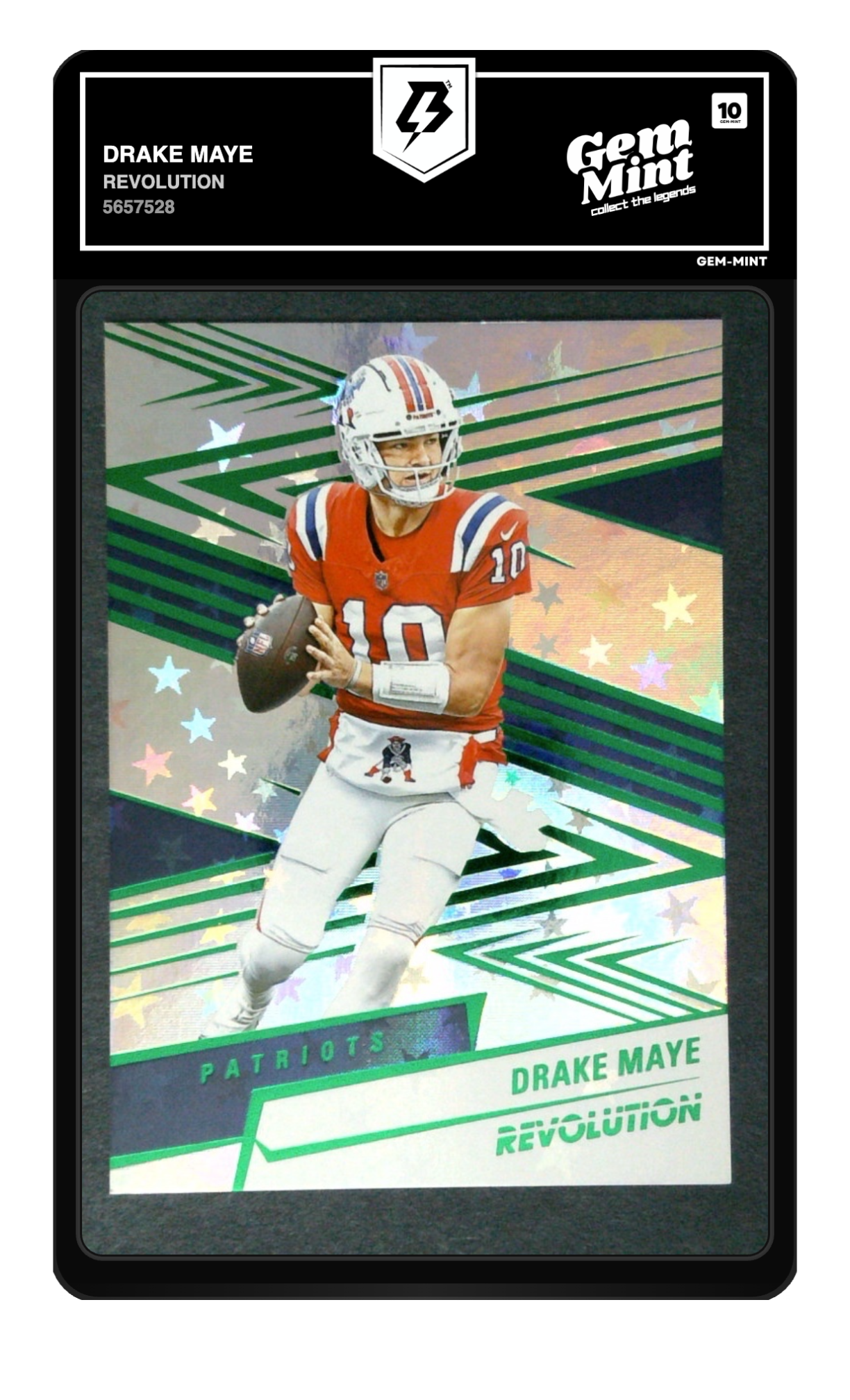 Drake Maye graded 10