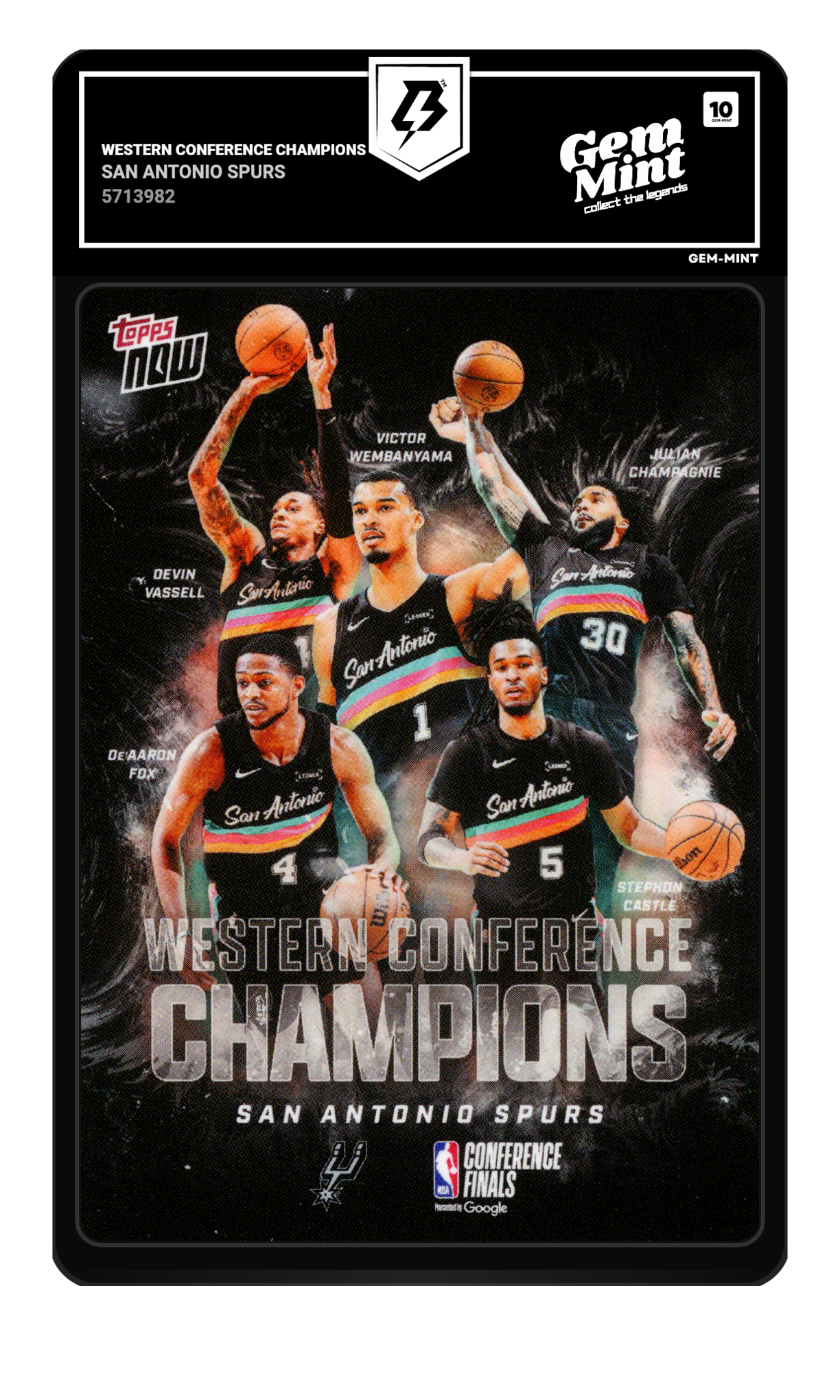 Western Conference Champions graded 10