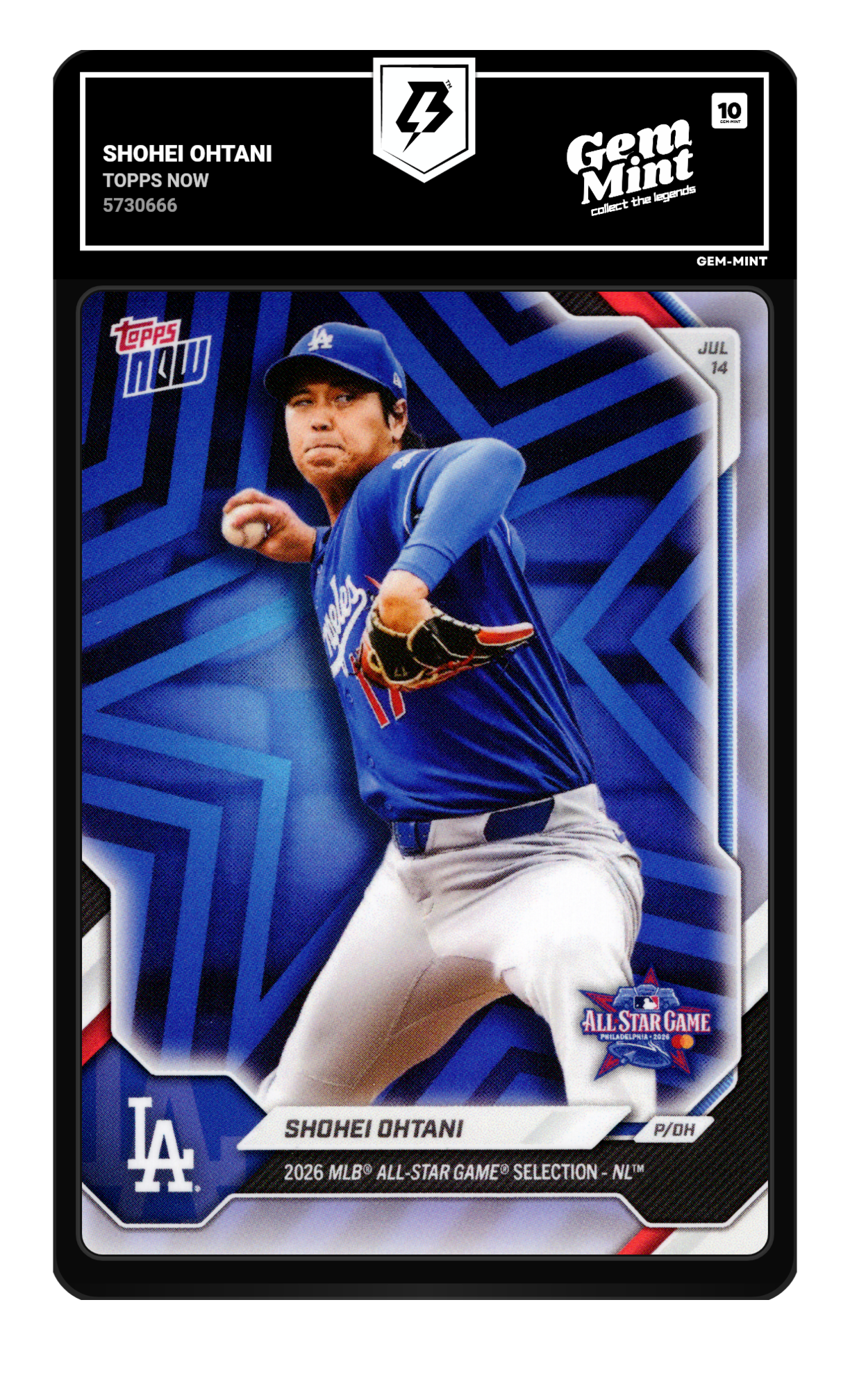 Shohei Ohtani graded 10