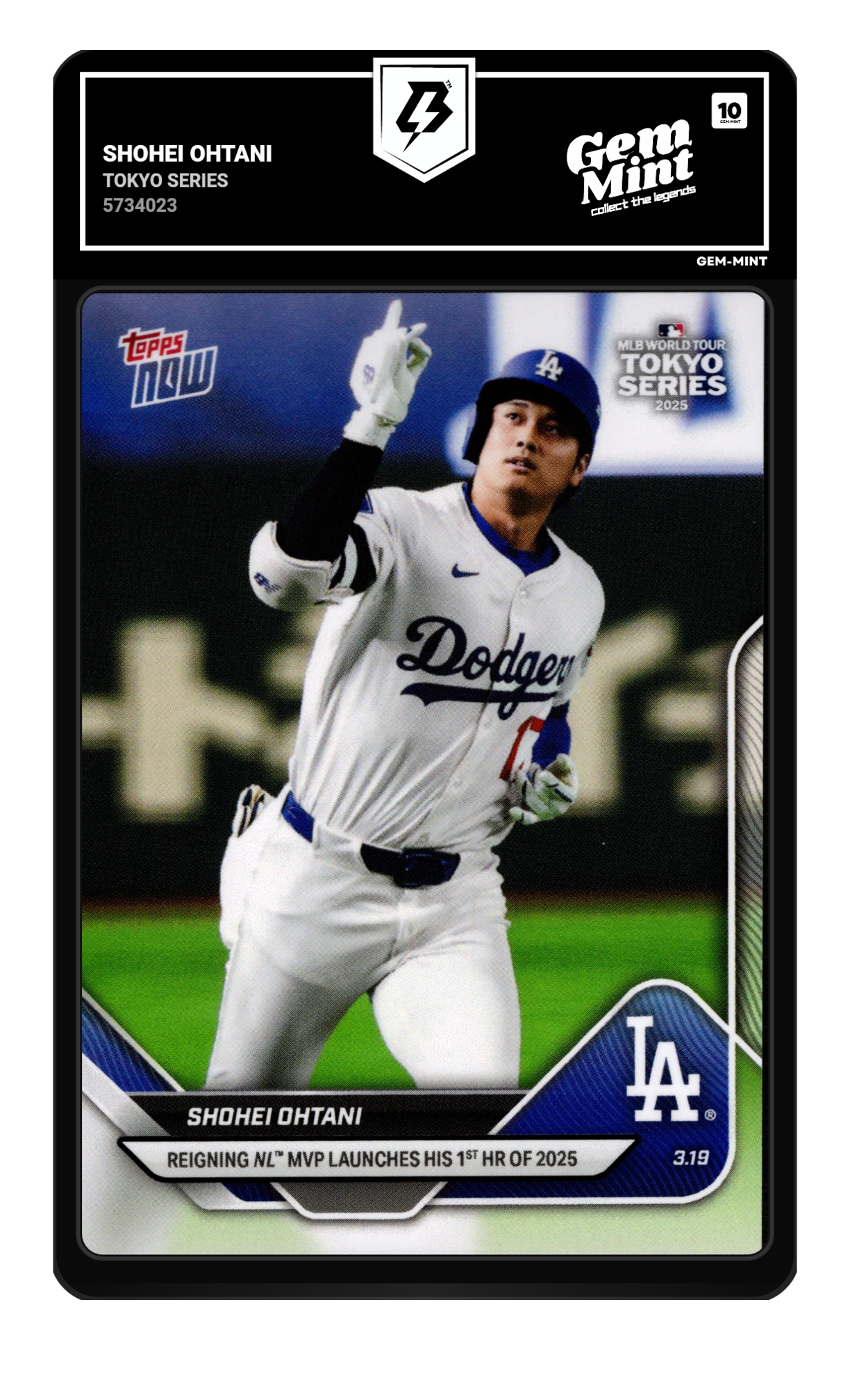 Shohei Ohtani graded 10