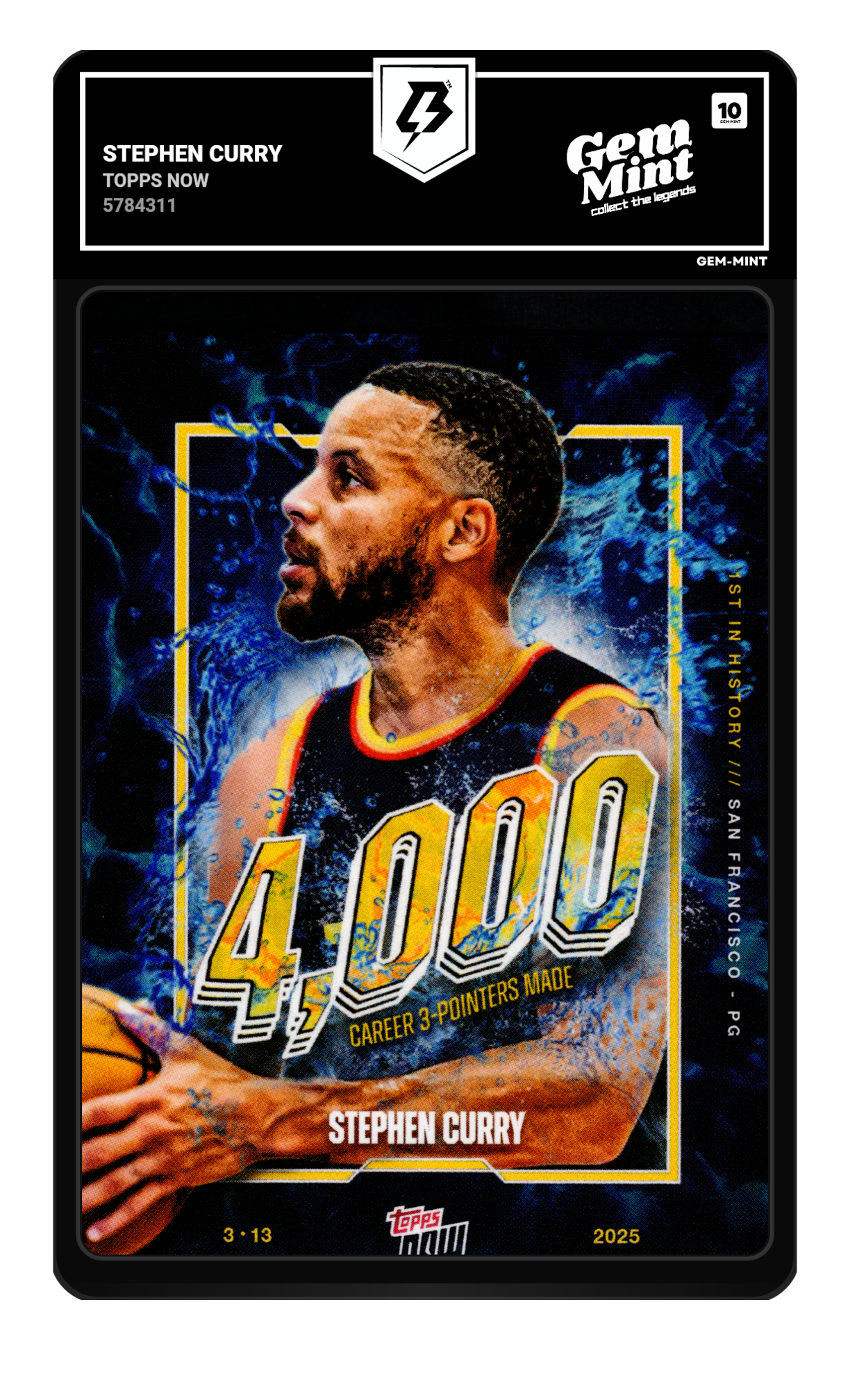 Stephen Curry graded 10