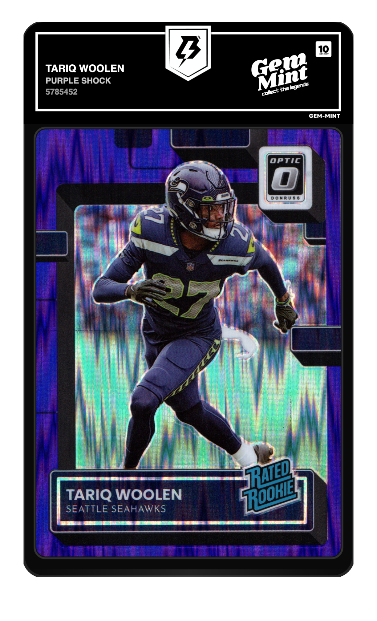 Tariq Woolen graded 10