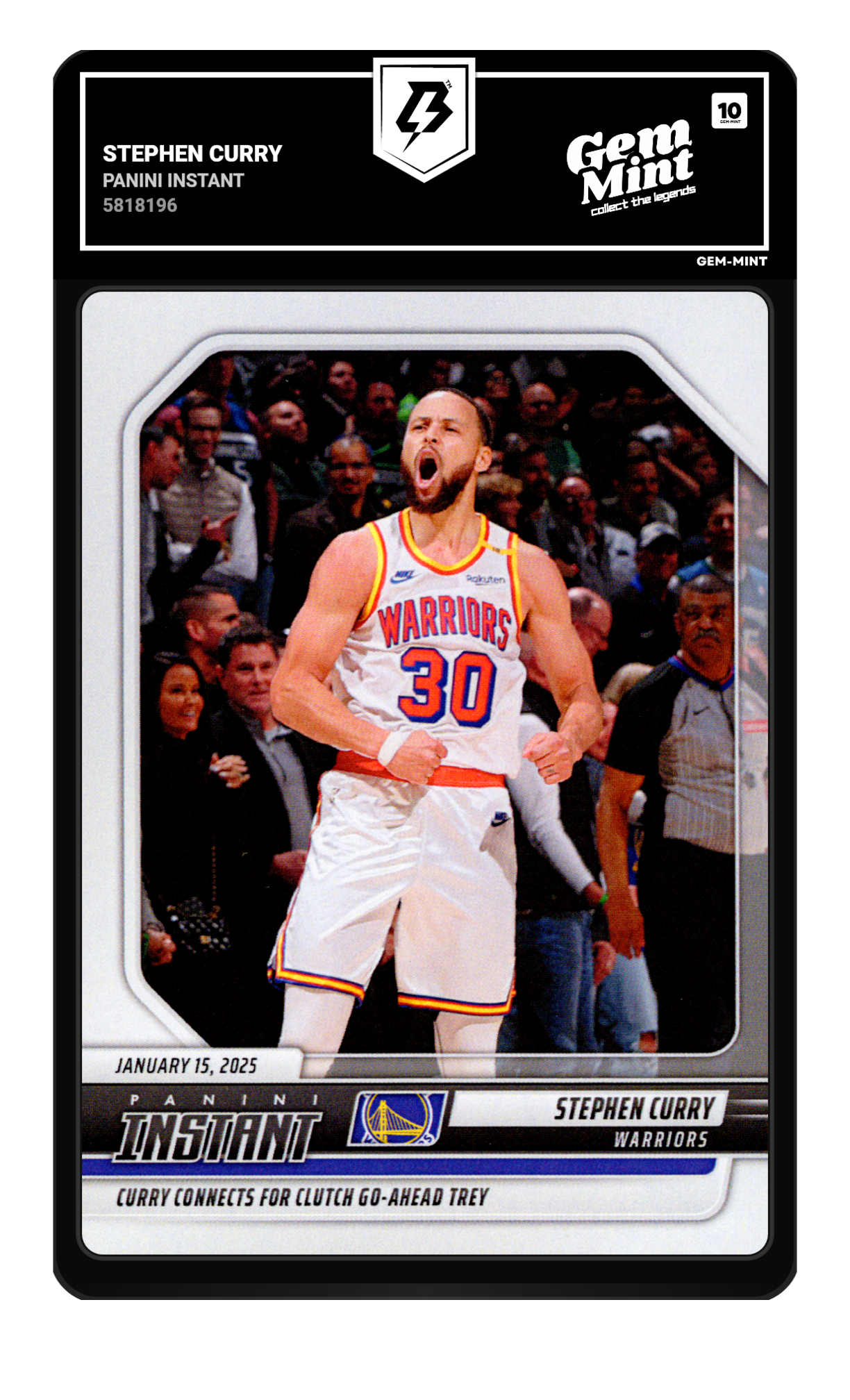 Stephen Curry graded 10