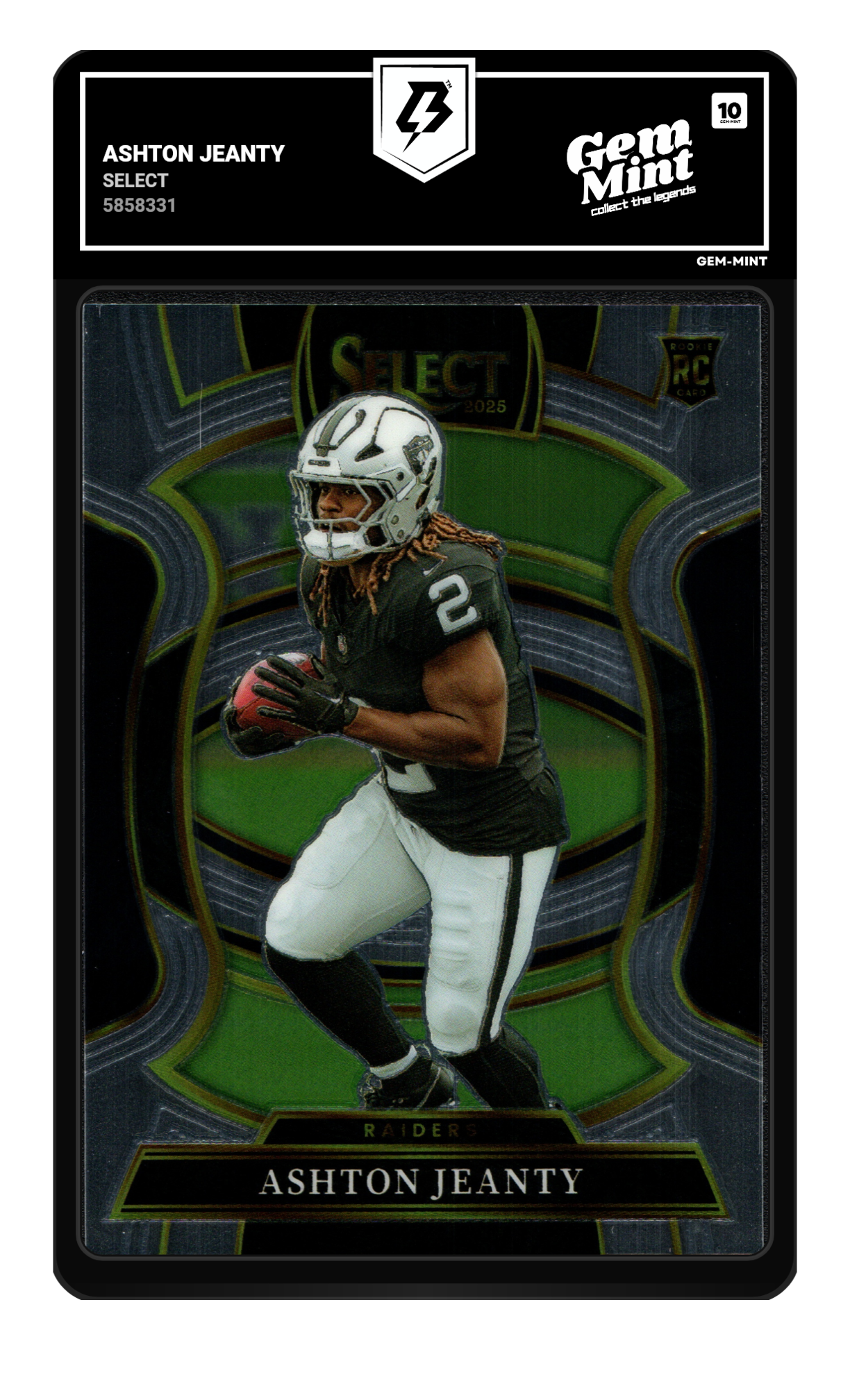 Ashton Jeanty graded 10