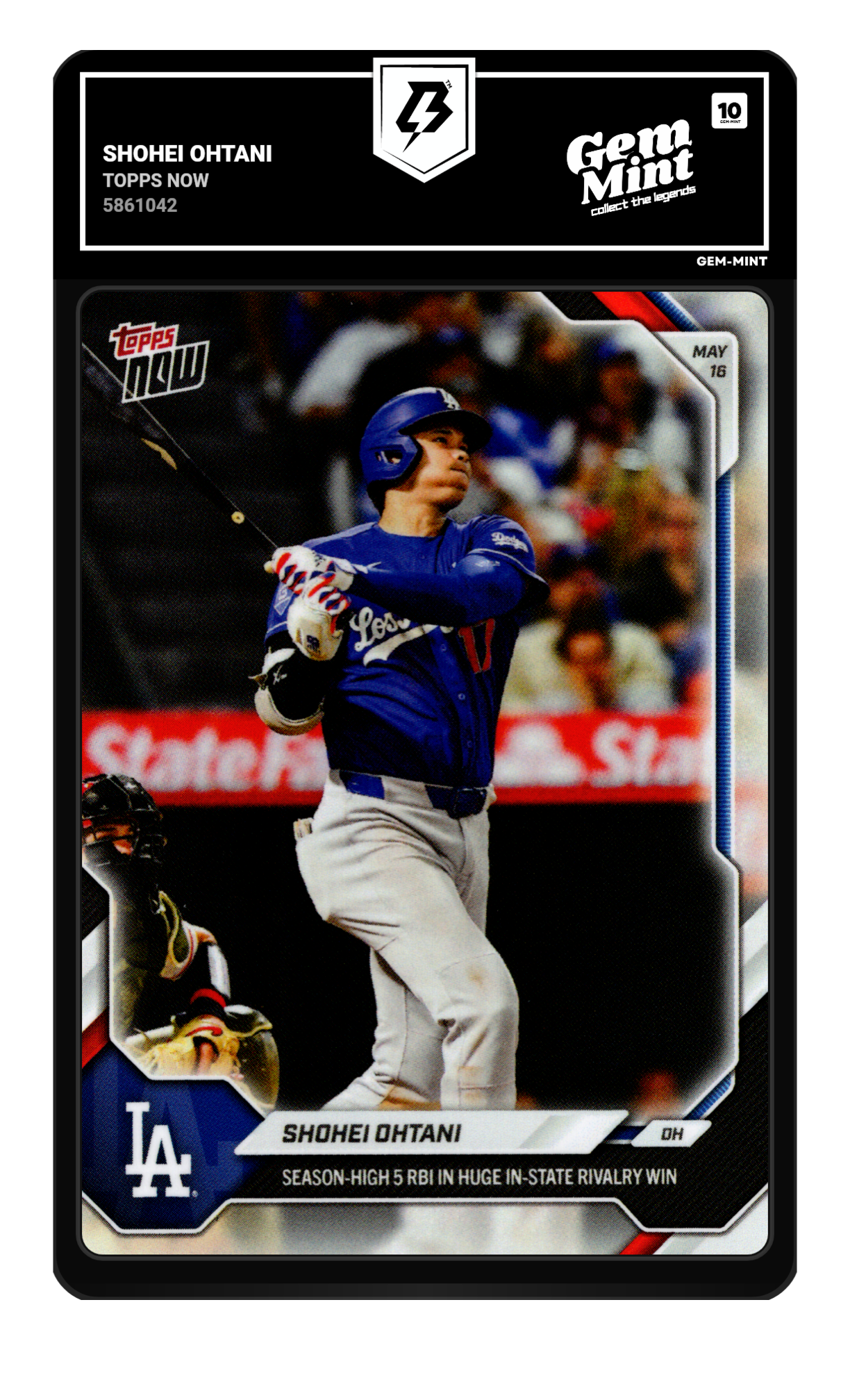 Shohei Ohtani graded 10