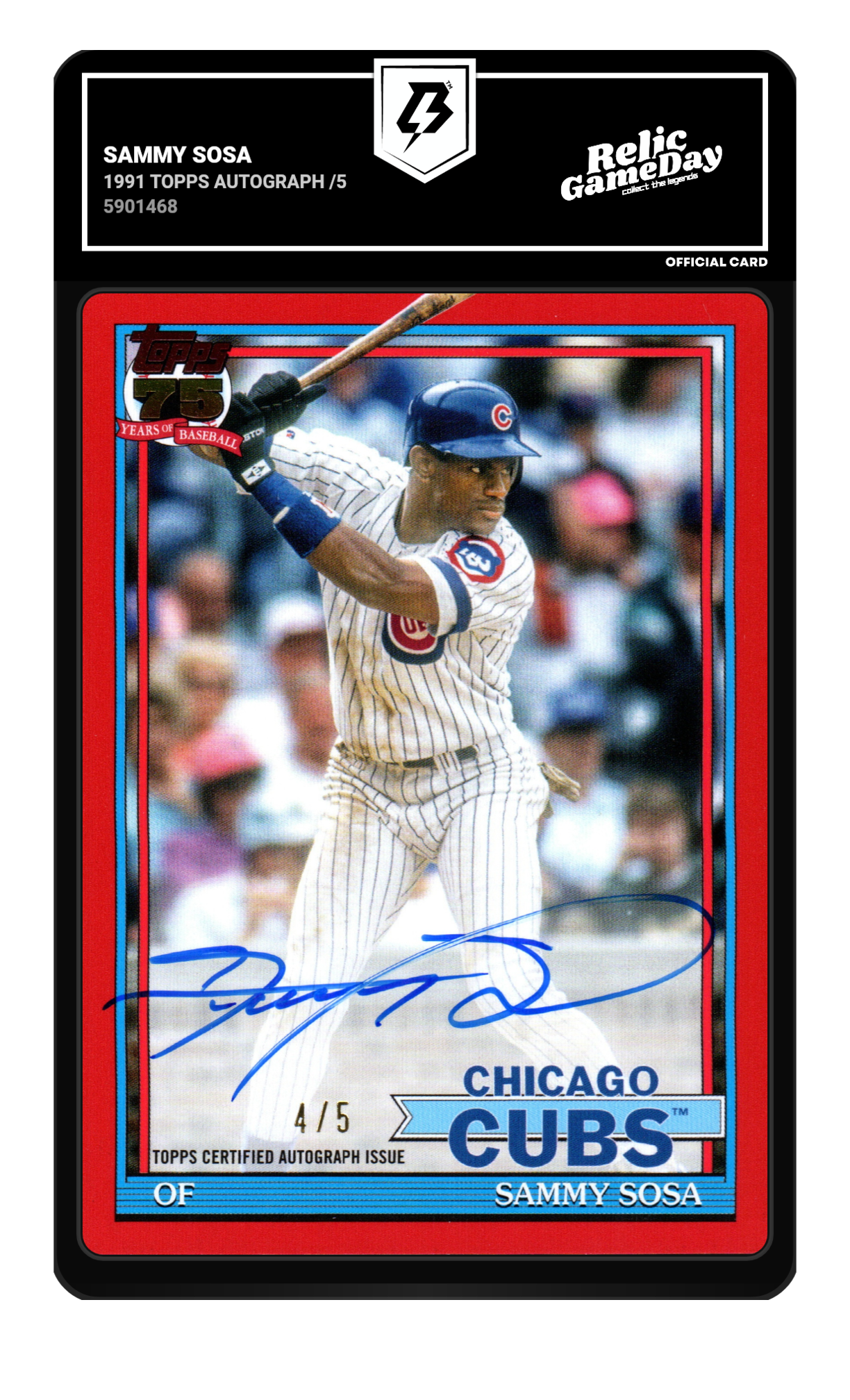 Sammy Sosa graded 8