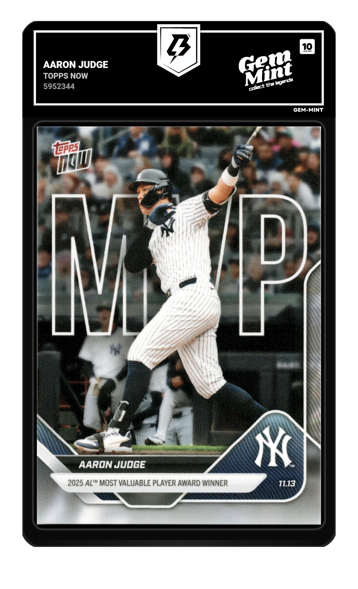 Aaron Judge graded 10