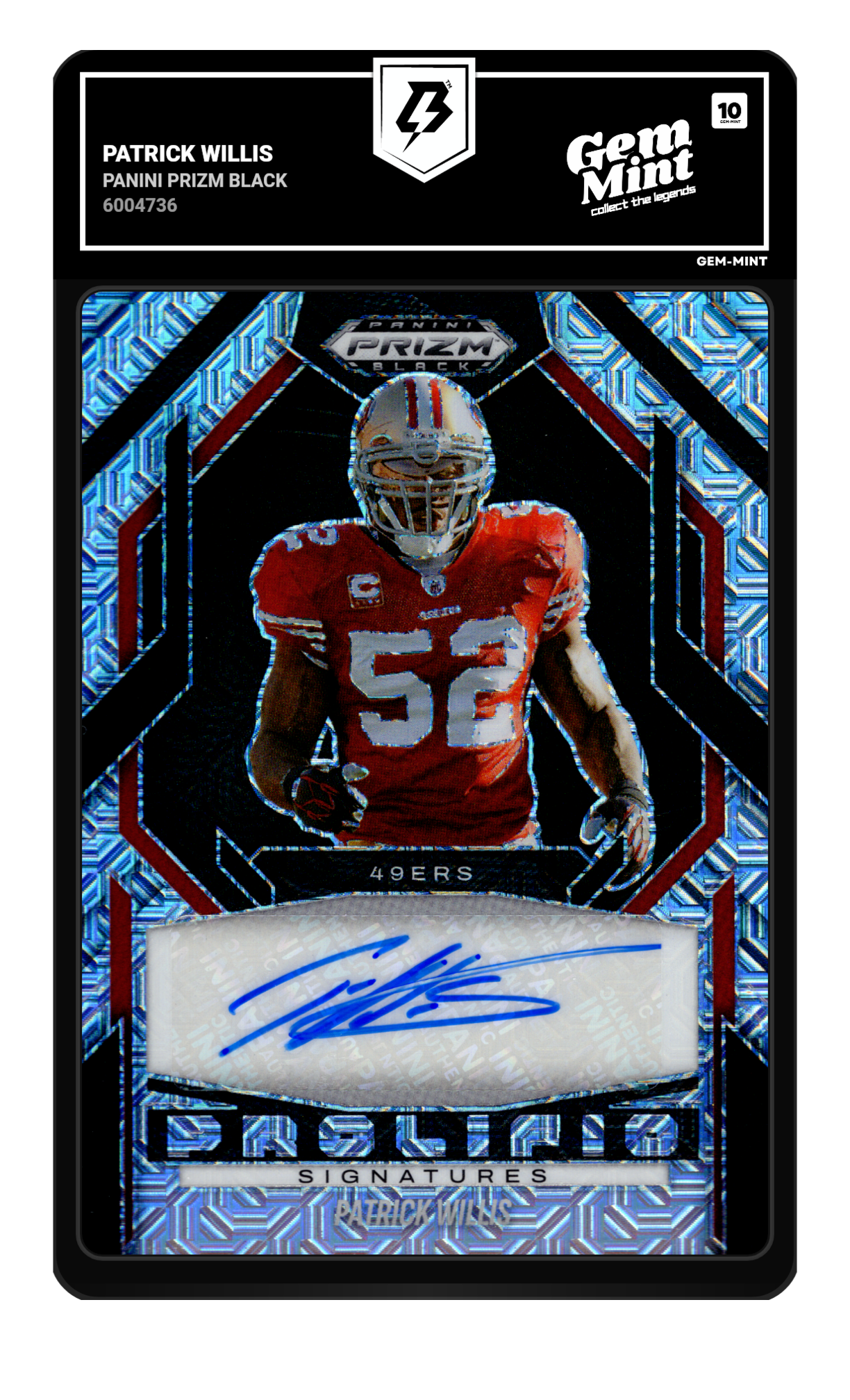 Patrick Willis graded 10