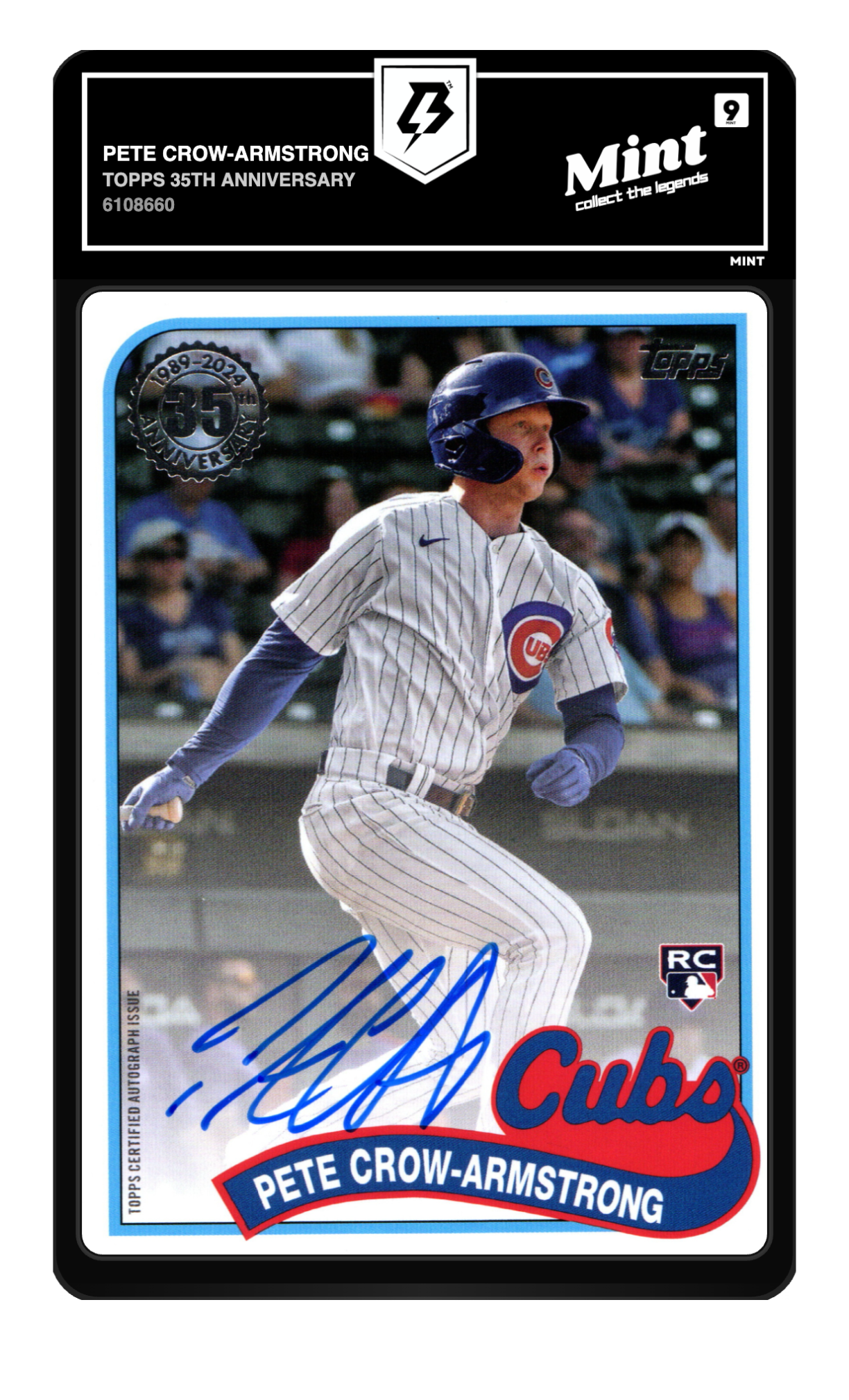 Pete Crow-Armstrong graded 9