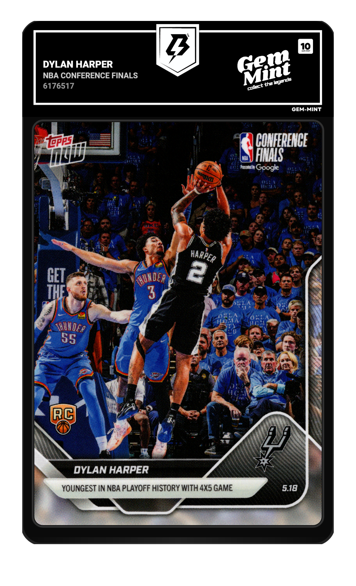 Dylan Harper graded 10