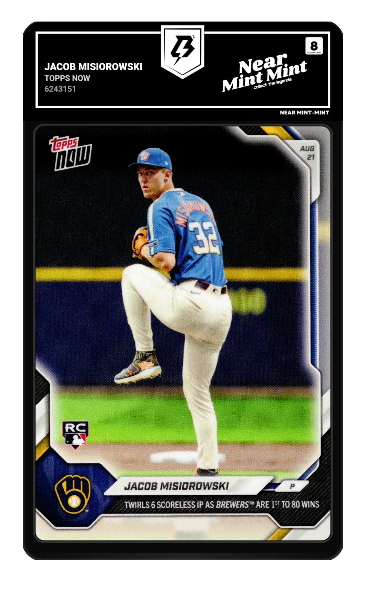 Jacob Misiorowski graded 8