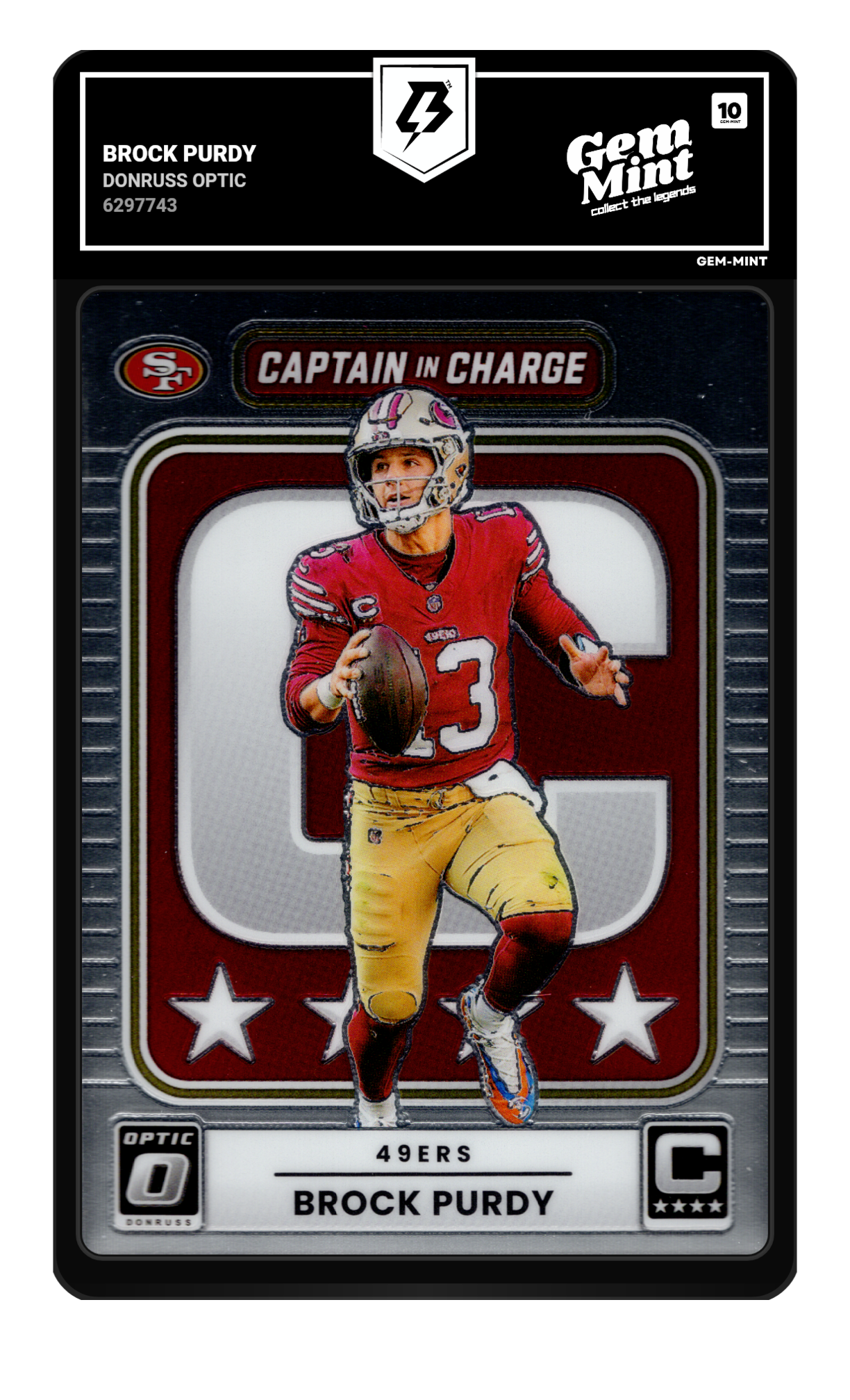 Brock Purdy graded 10