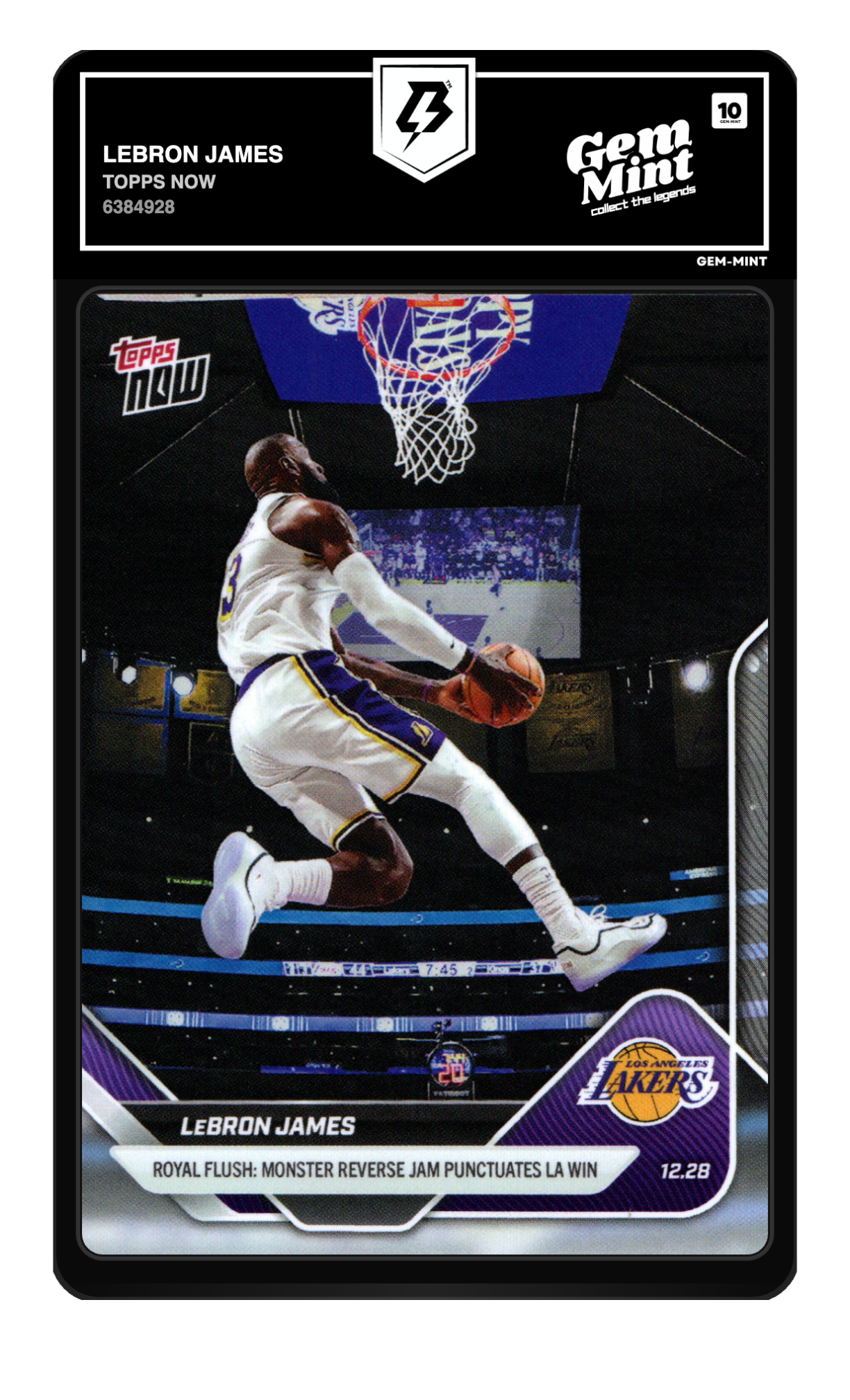 LeBron James graded 10