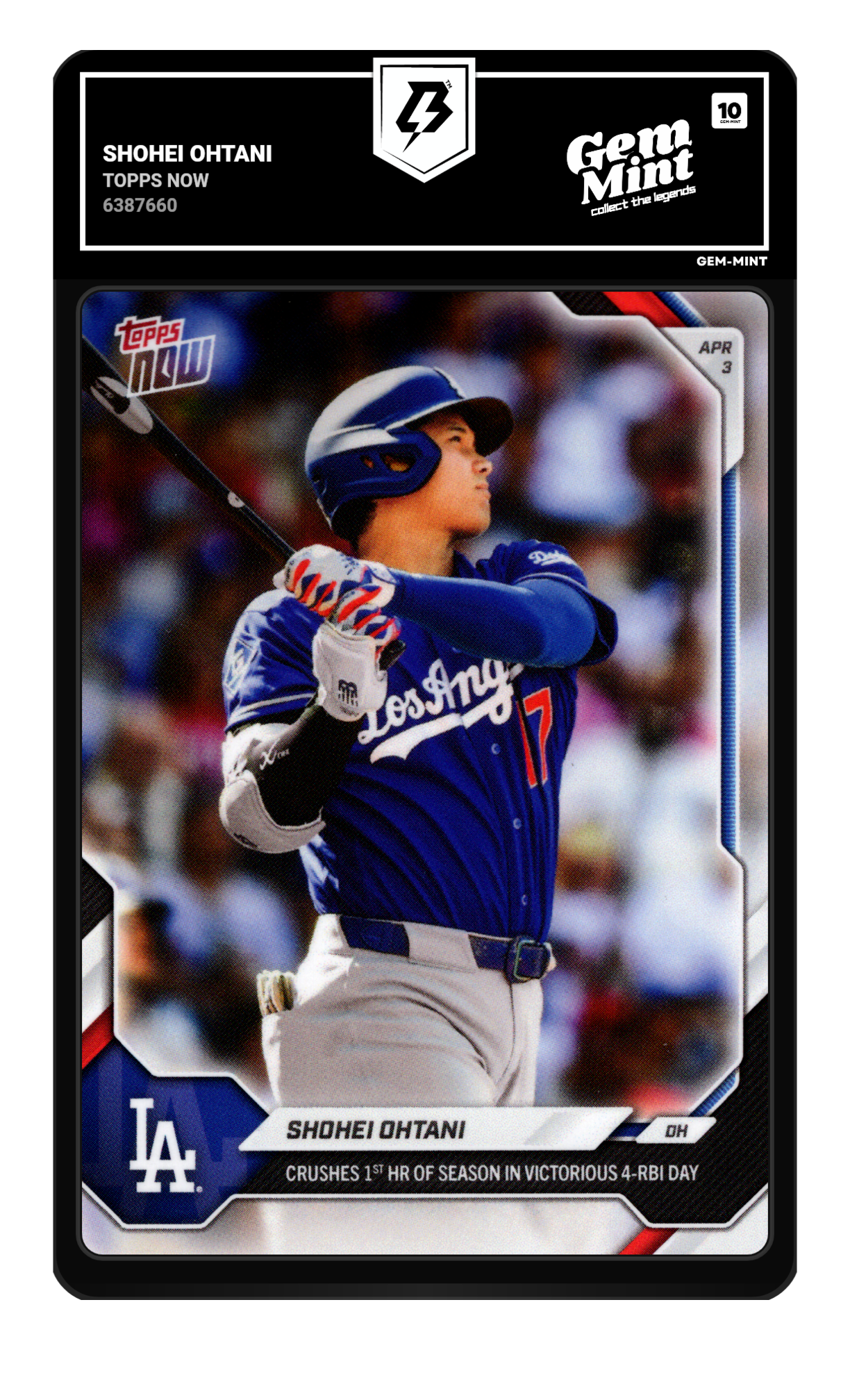 Shohei Ohtani graded 10