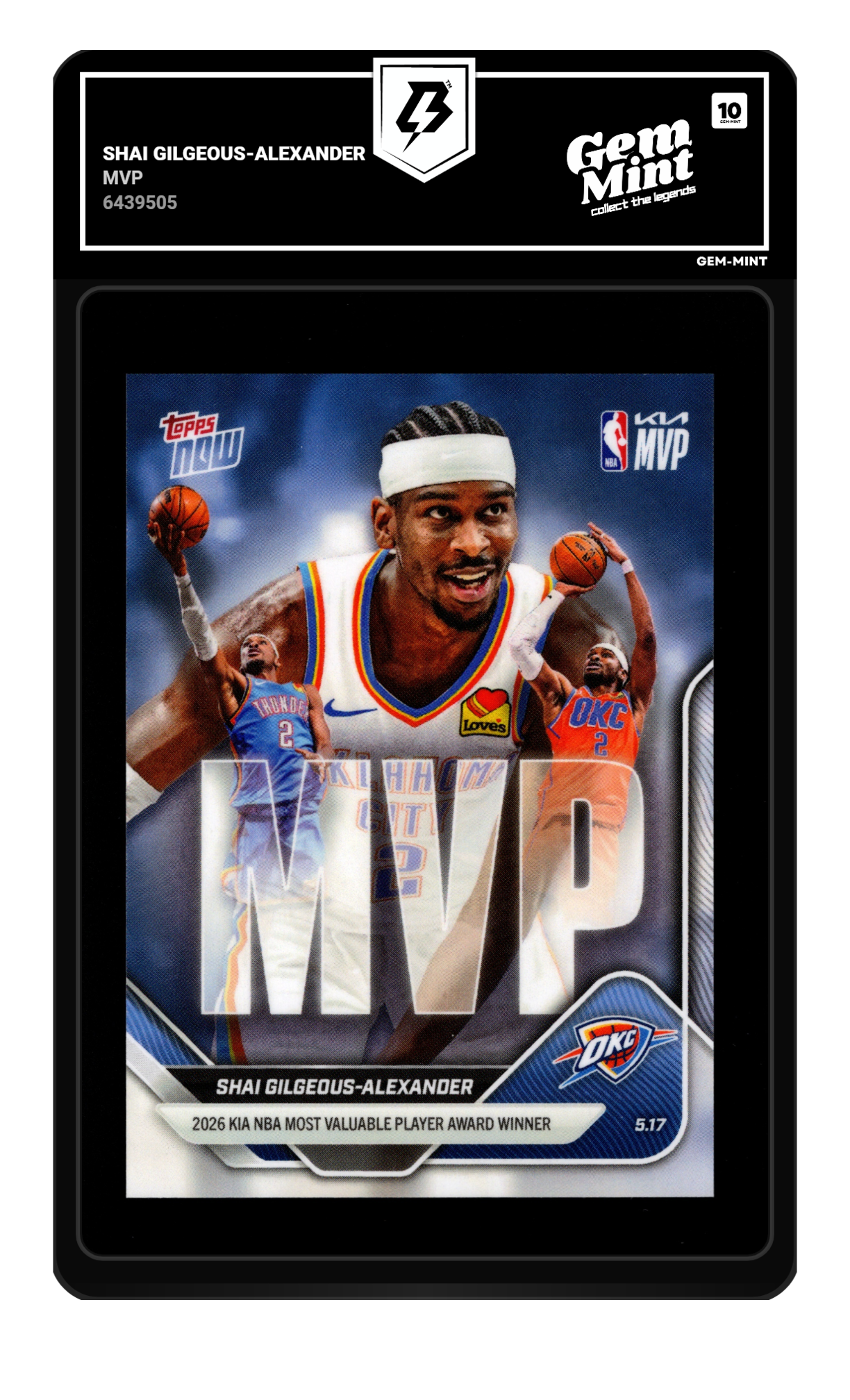 Shai Gilgeous-Alexander graded 10