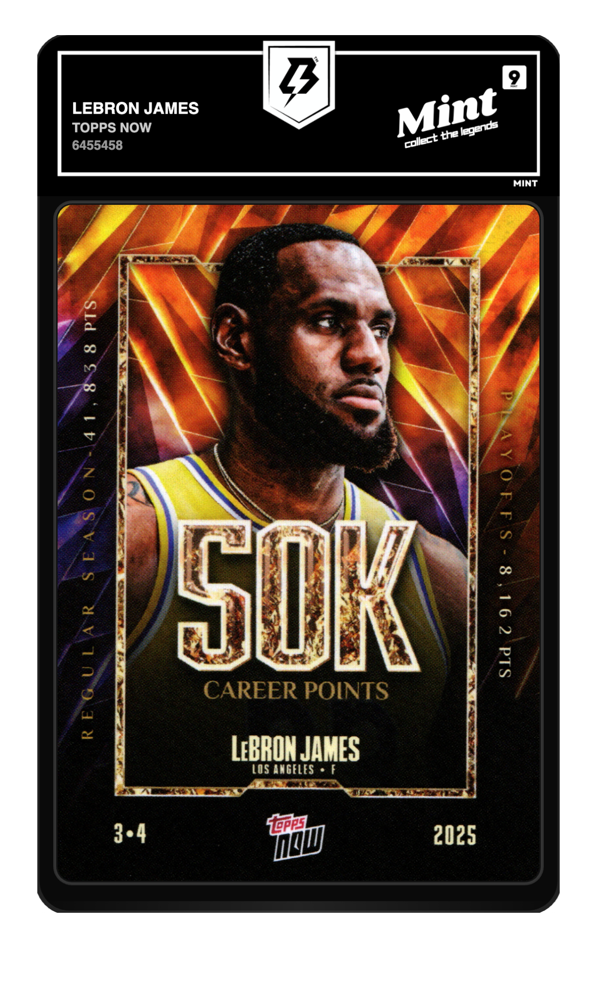 LeBron James graded 9