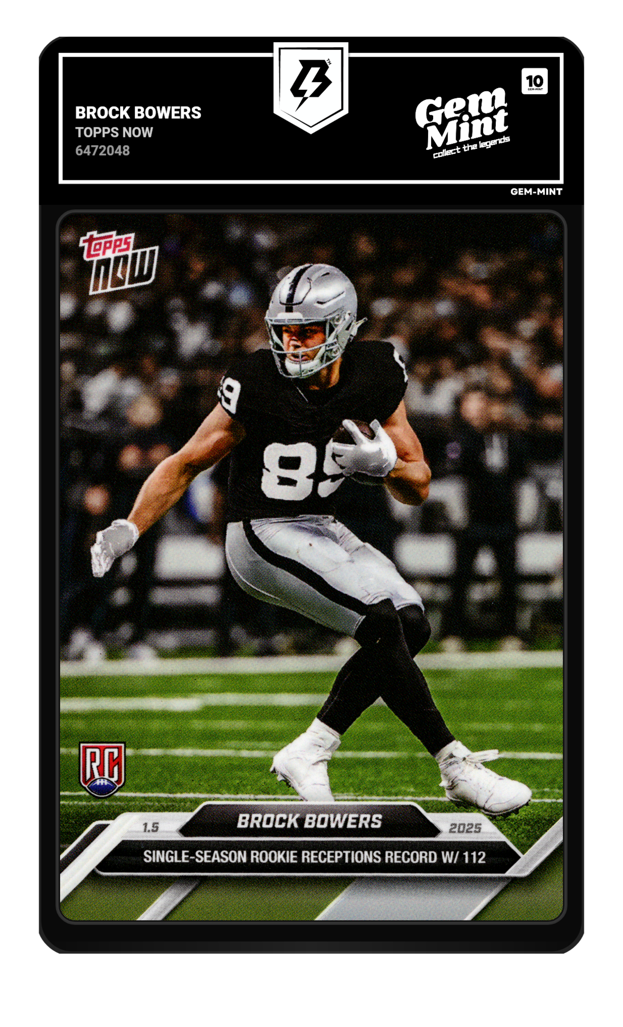 Brock Bowers graded 10