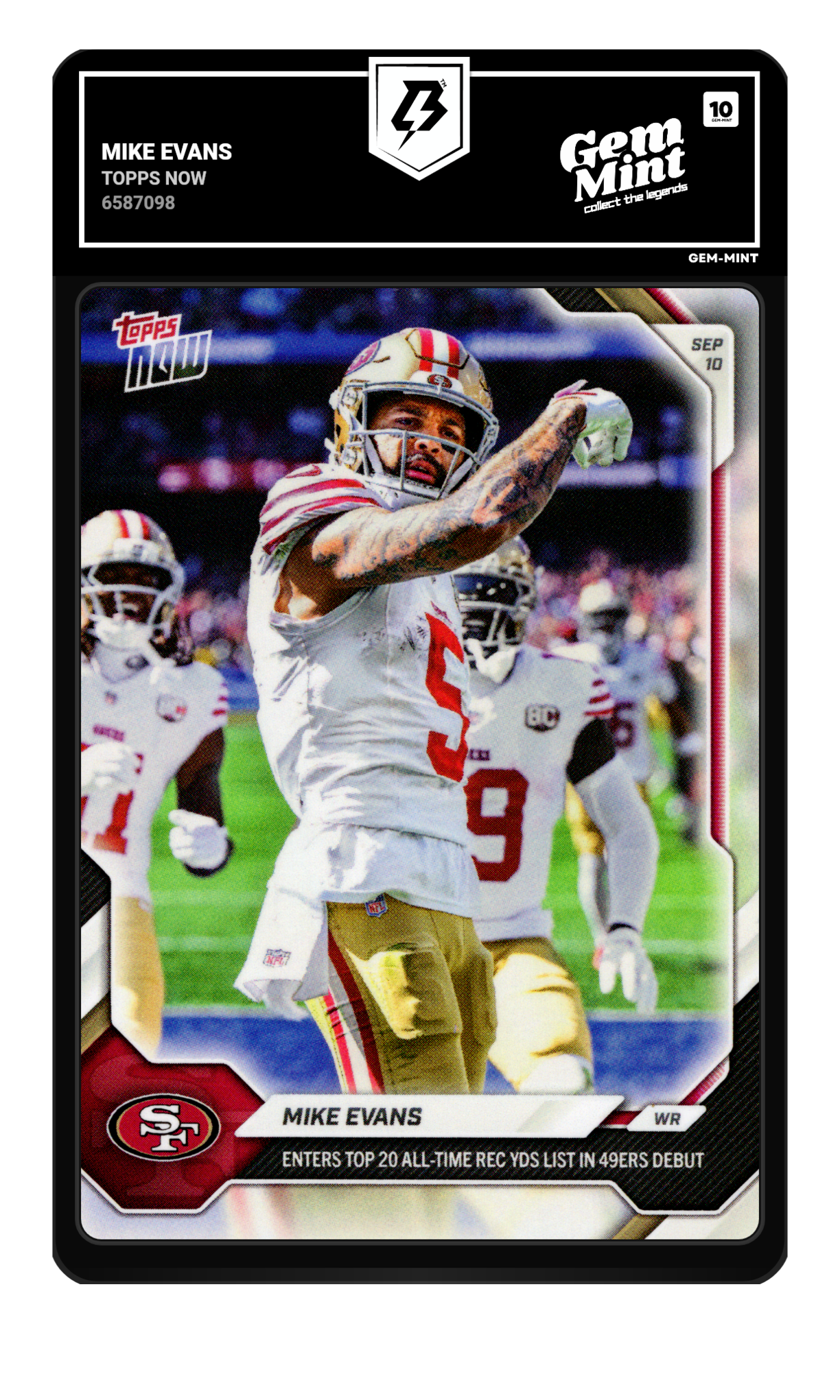 Mike Evans graded 10