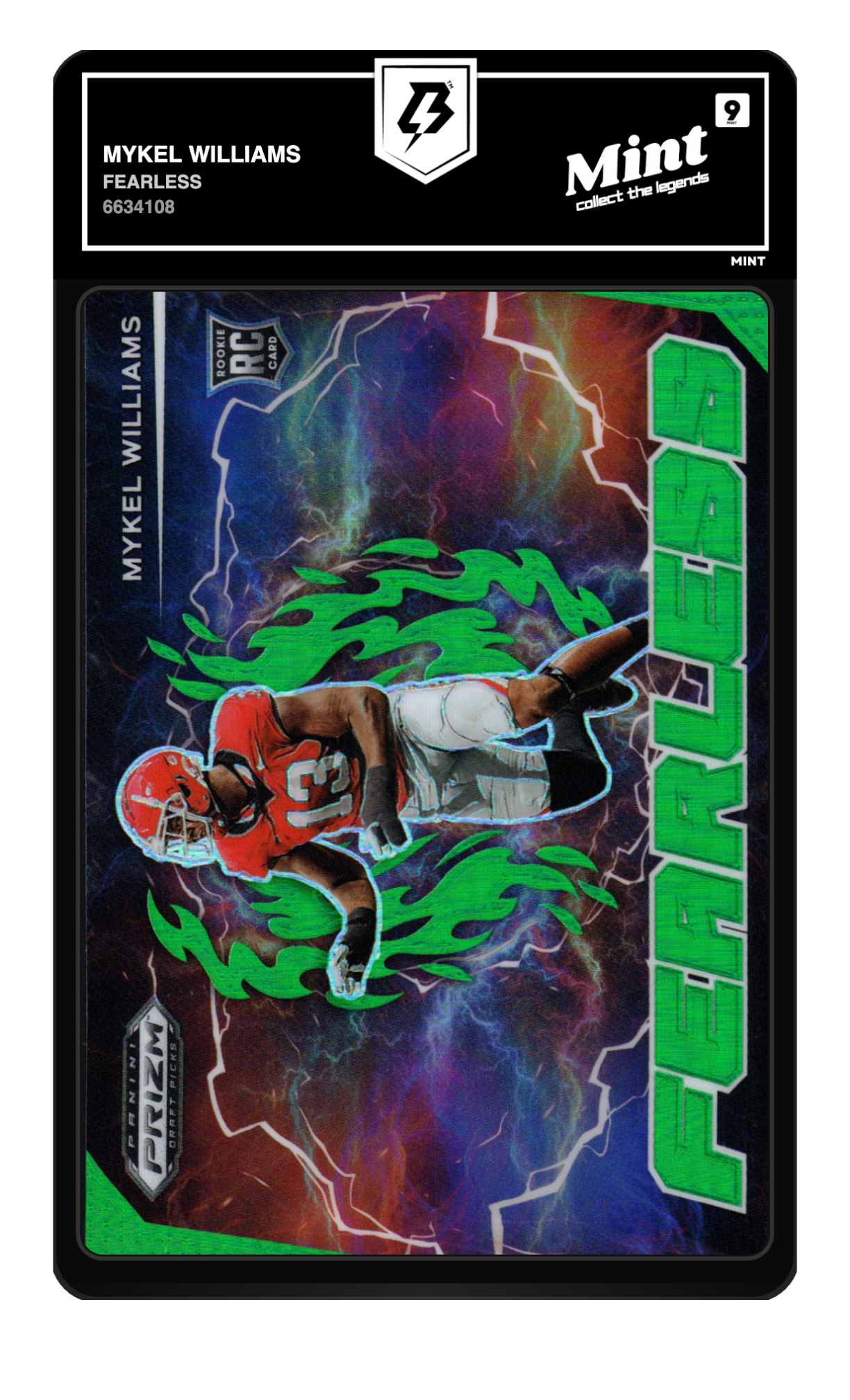Mykel Williams graded 9
