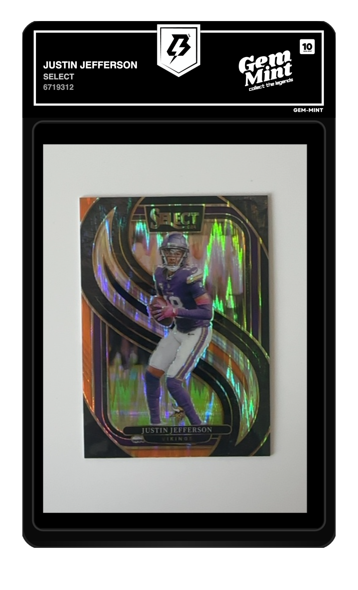 Justin Jefferson graded 10