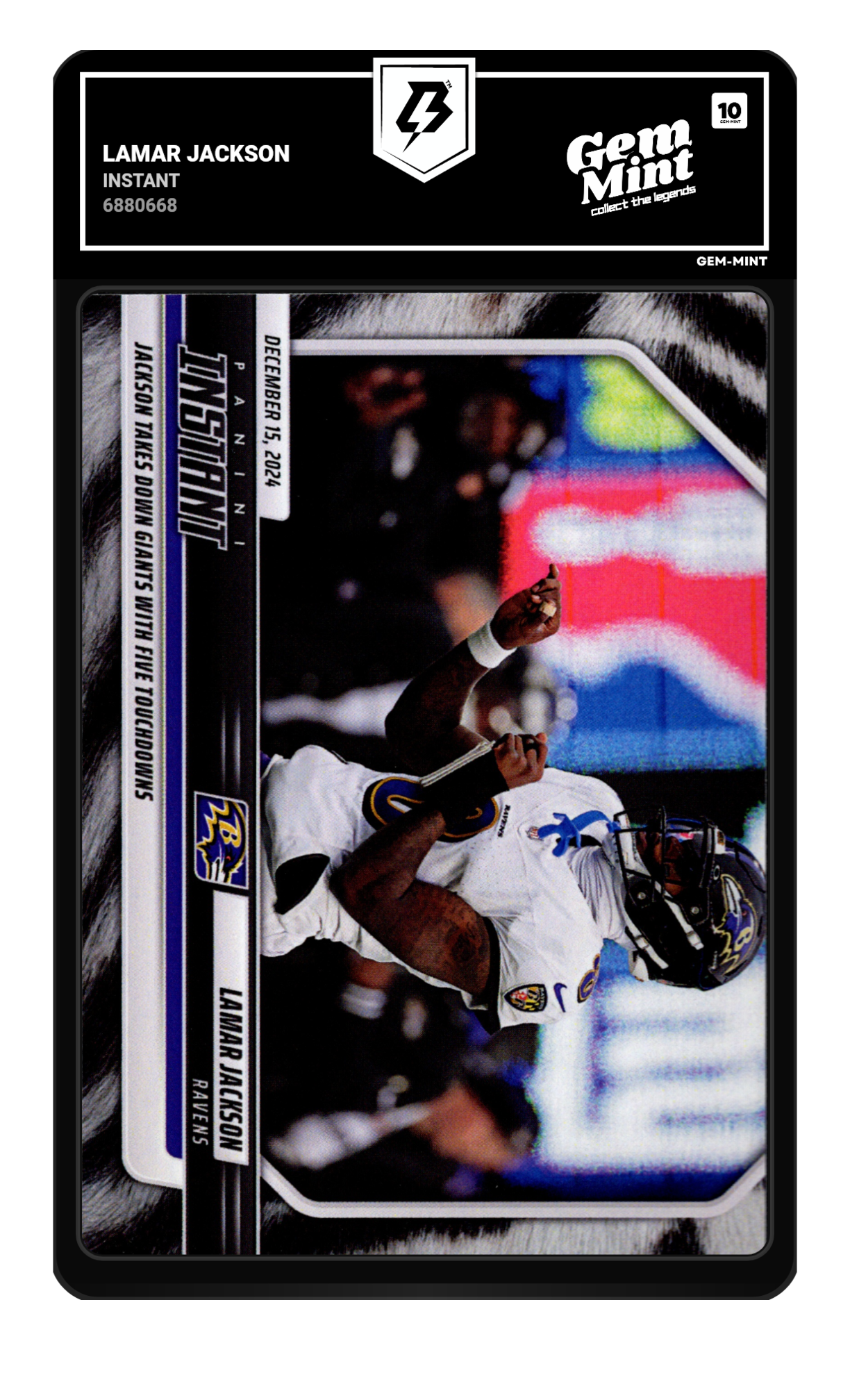Lamar Jackson graded 10