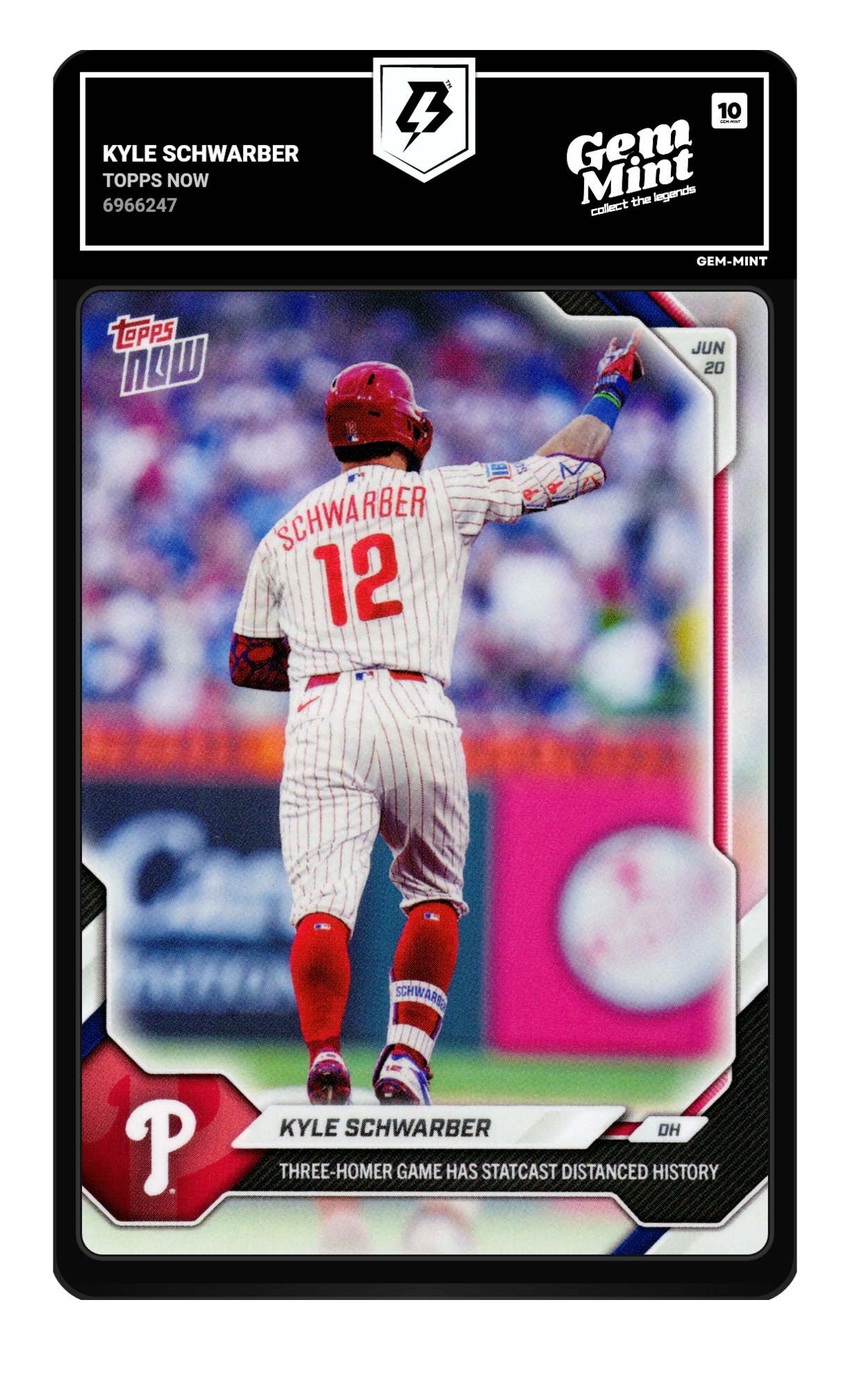 Kyle Schwarber graded 10