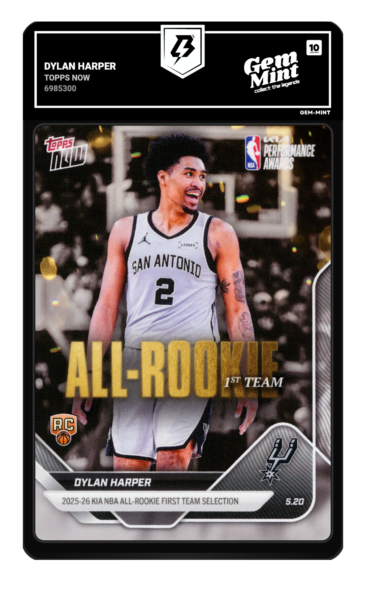 Dylan Harper graded 10