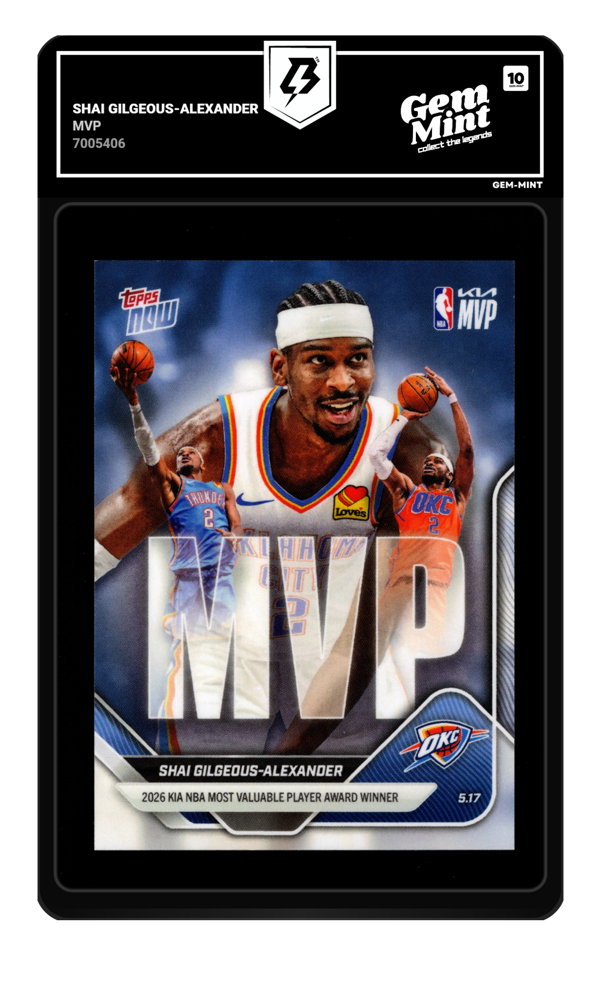 Shai Gilgeous-Alexander graded 10