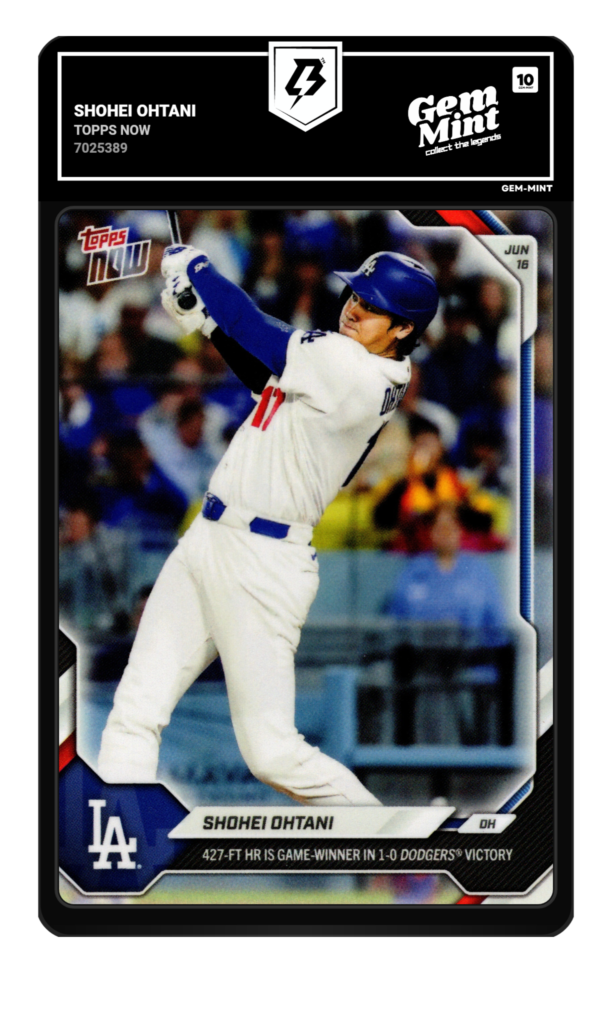 Shohei Ohtani graded 10