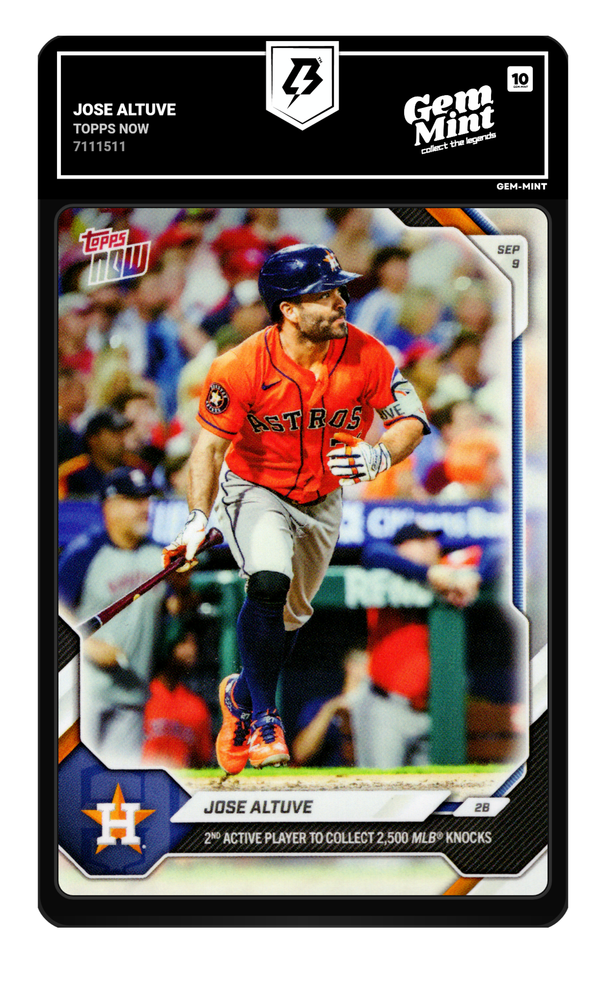 Jose Altuve graded 10