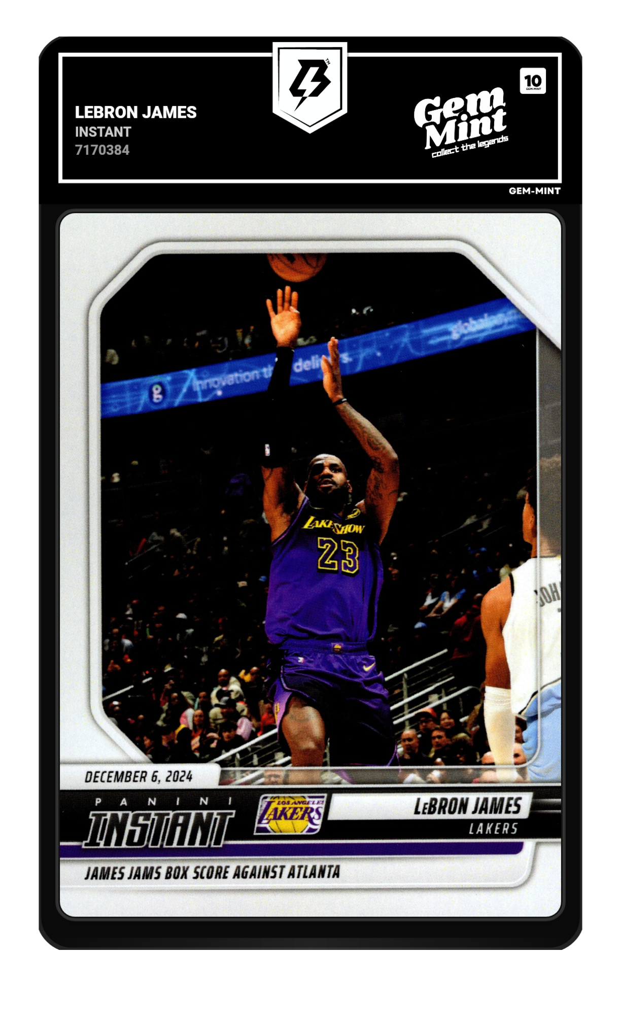 LeBron James graded 10