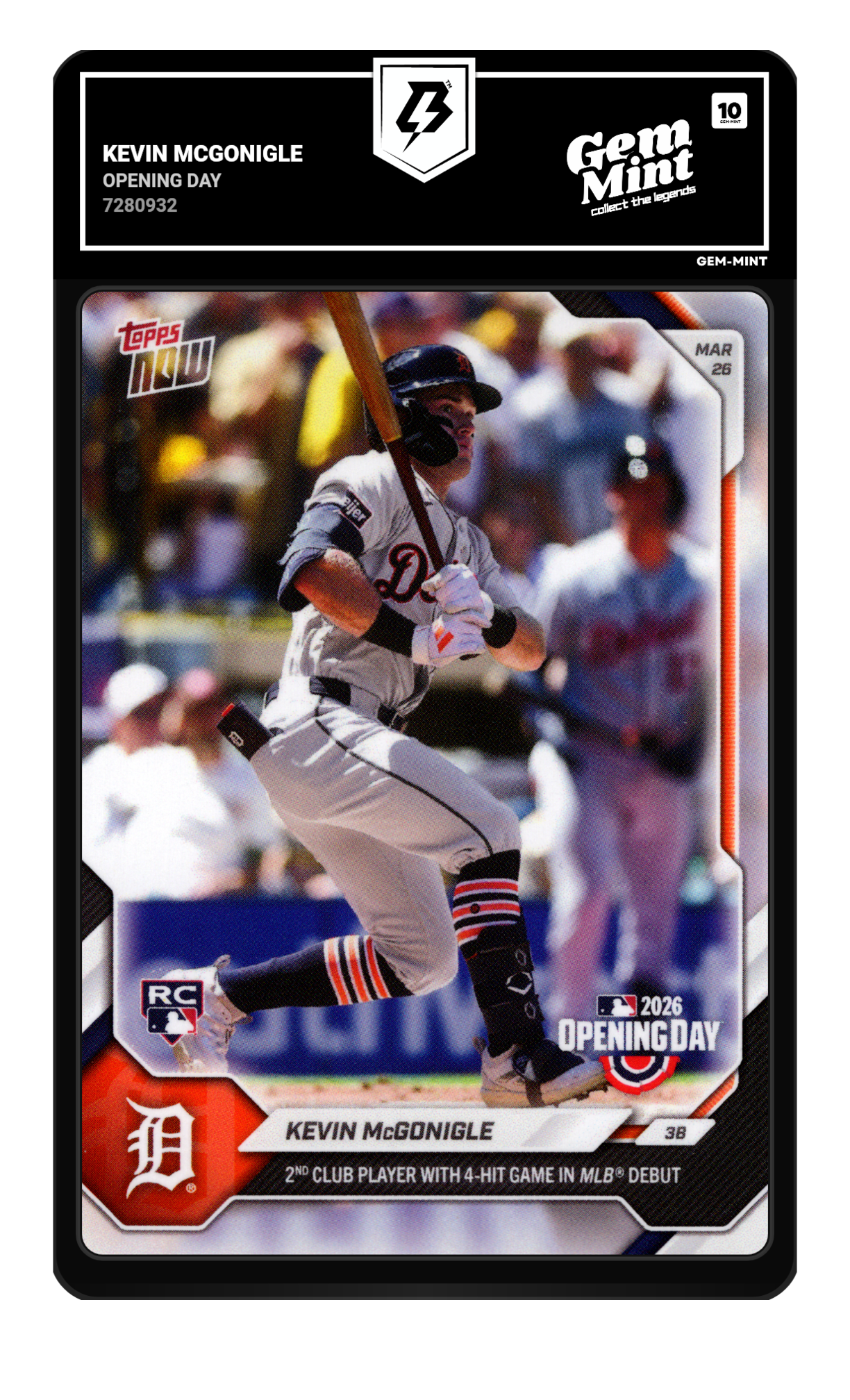 Kevin McGonigle graded 10