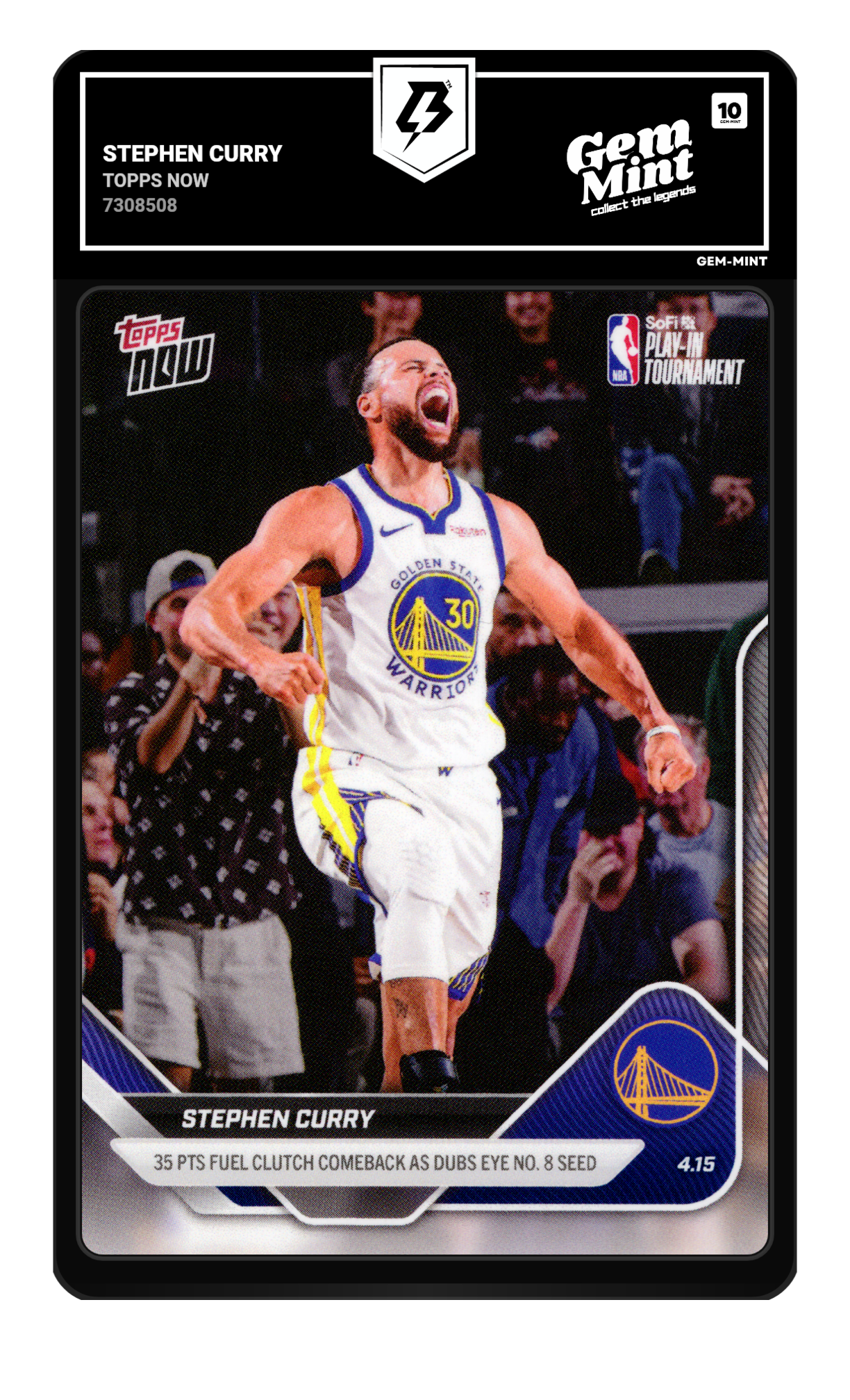 Stephen Curry graded 10