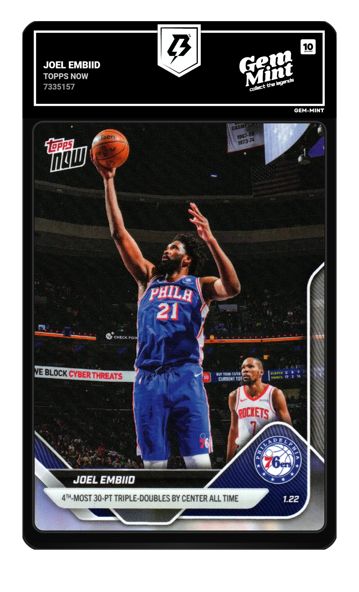 Joel Embiid graded 10