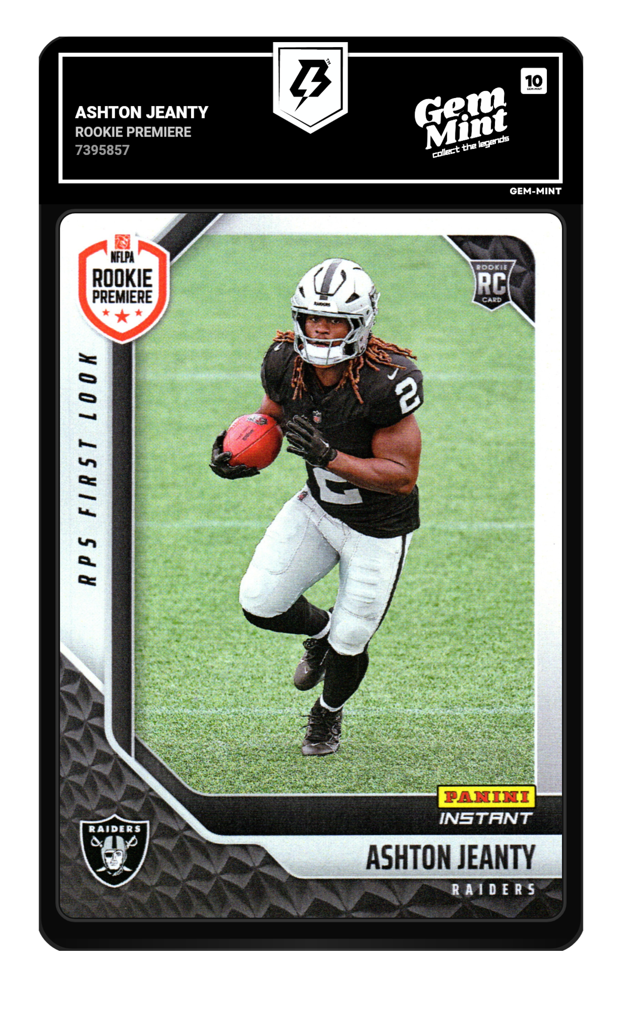 Ashton Jeanty graded 10