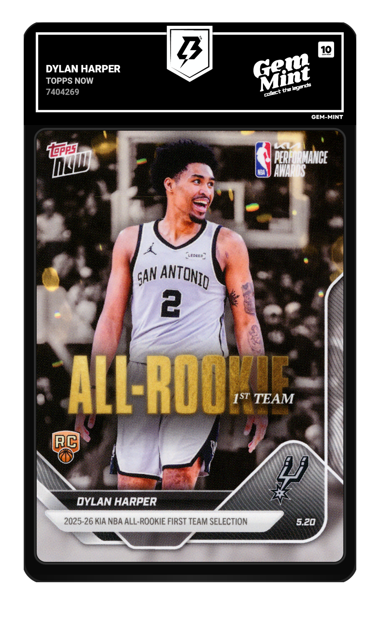 Dylan Harper graded 10