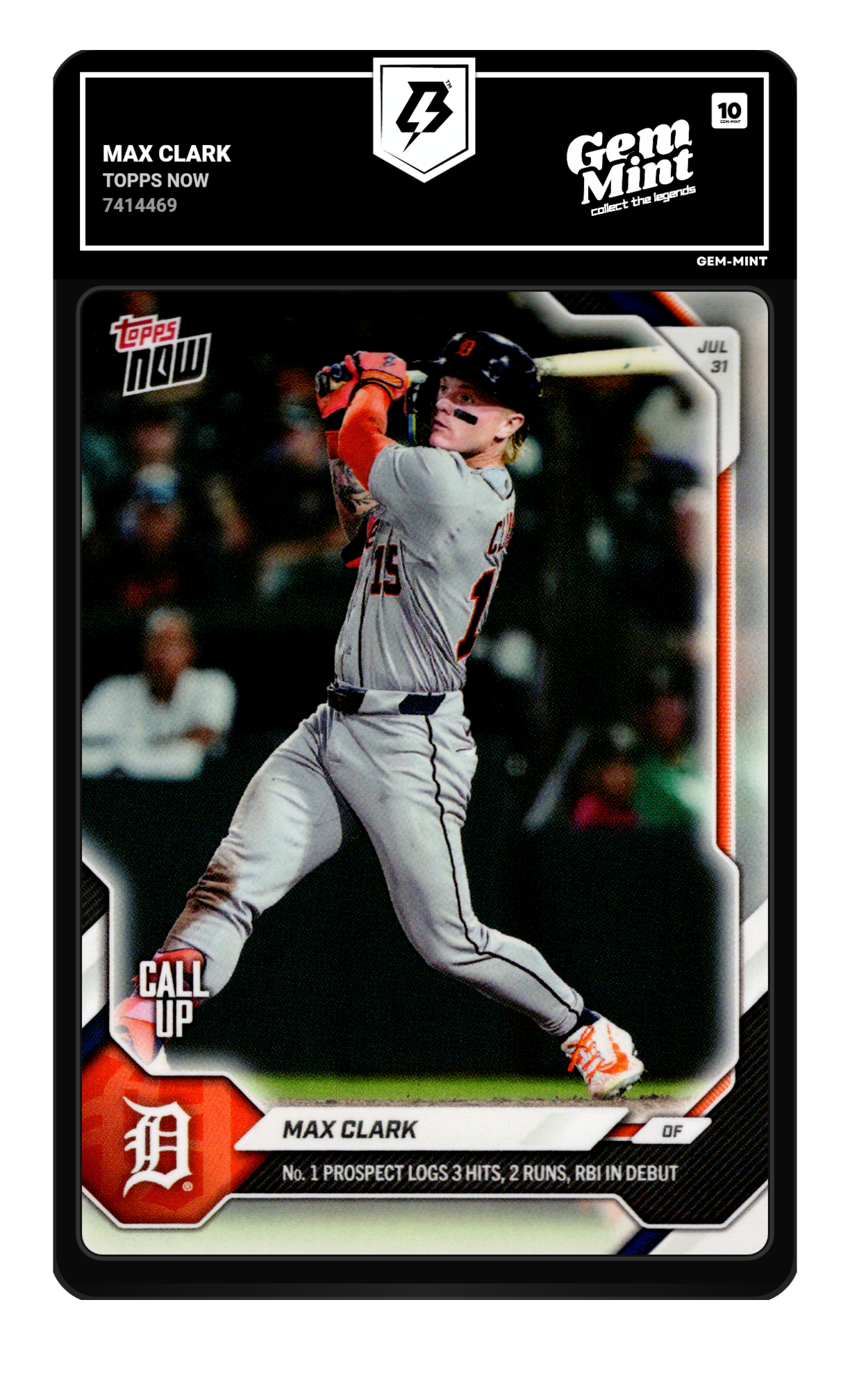 Max Clark graded 10