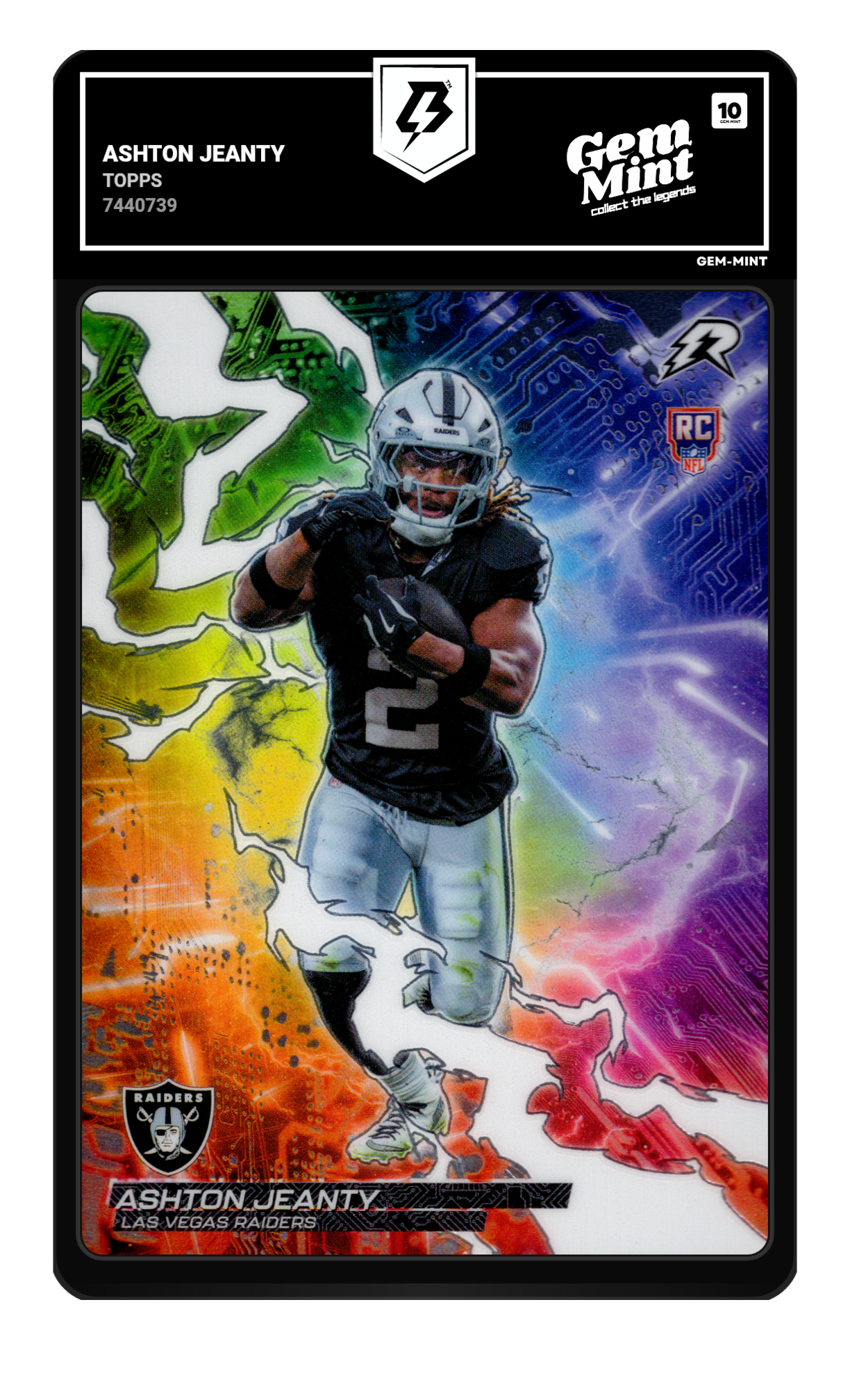 Ashton Jeanty graded 10