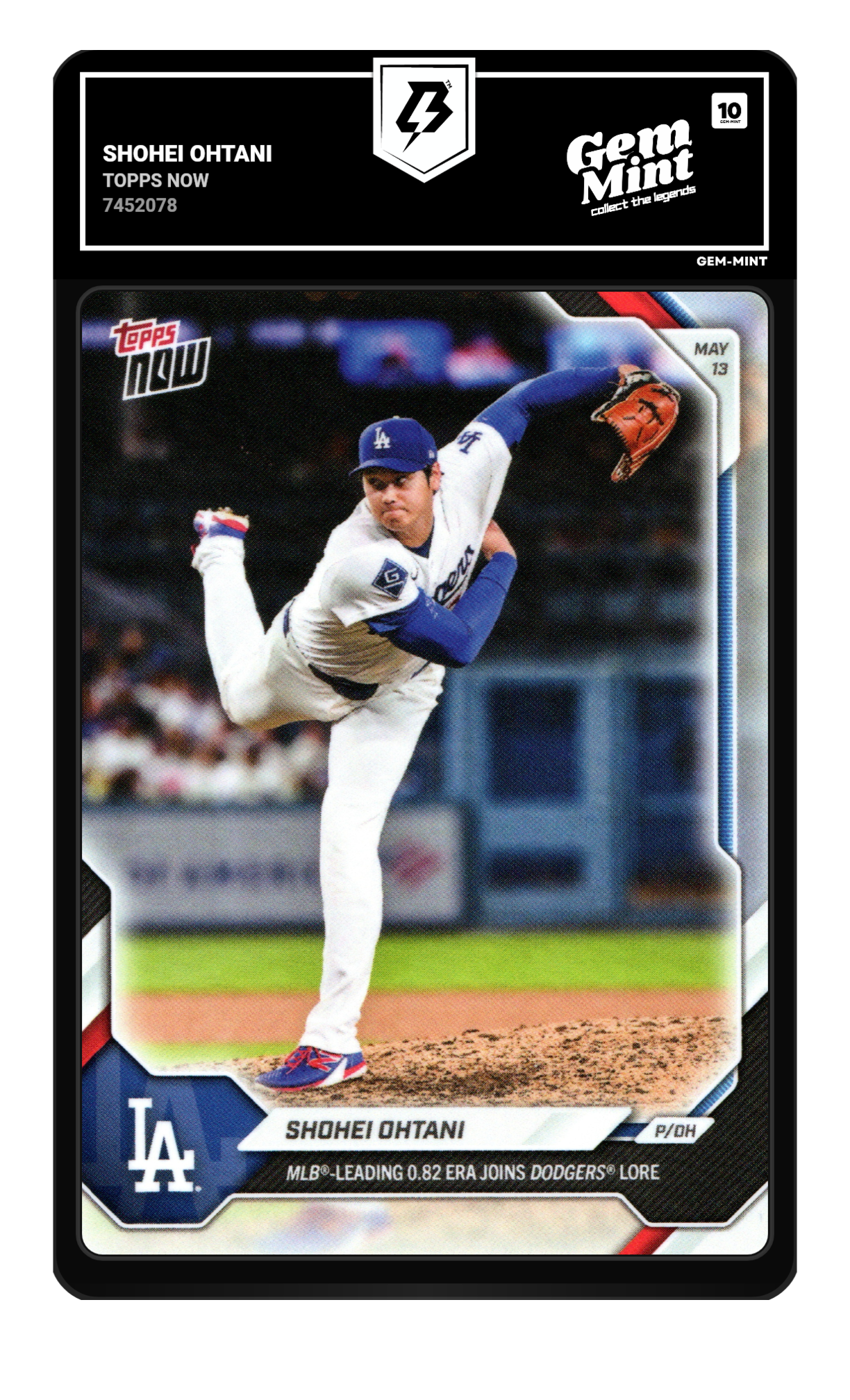 Shohei Ohtani graded 10