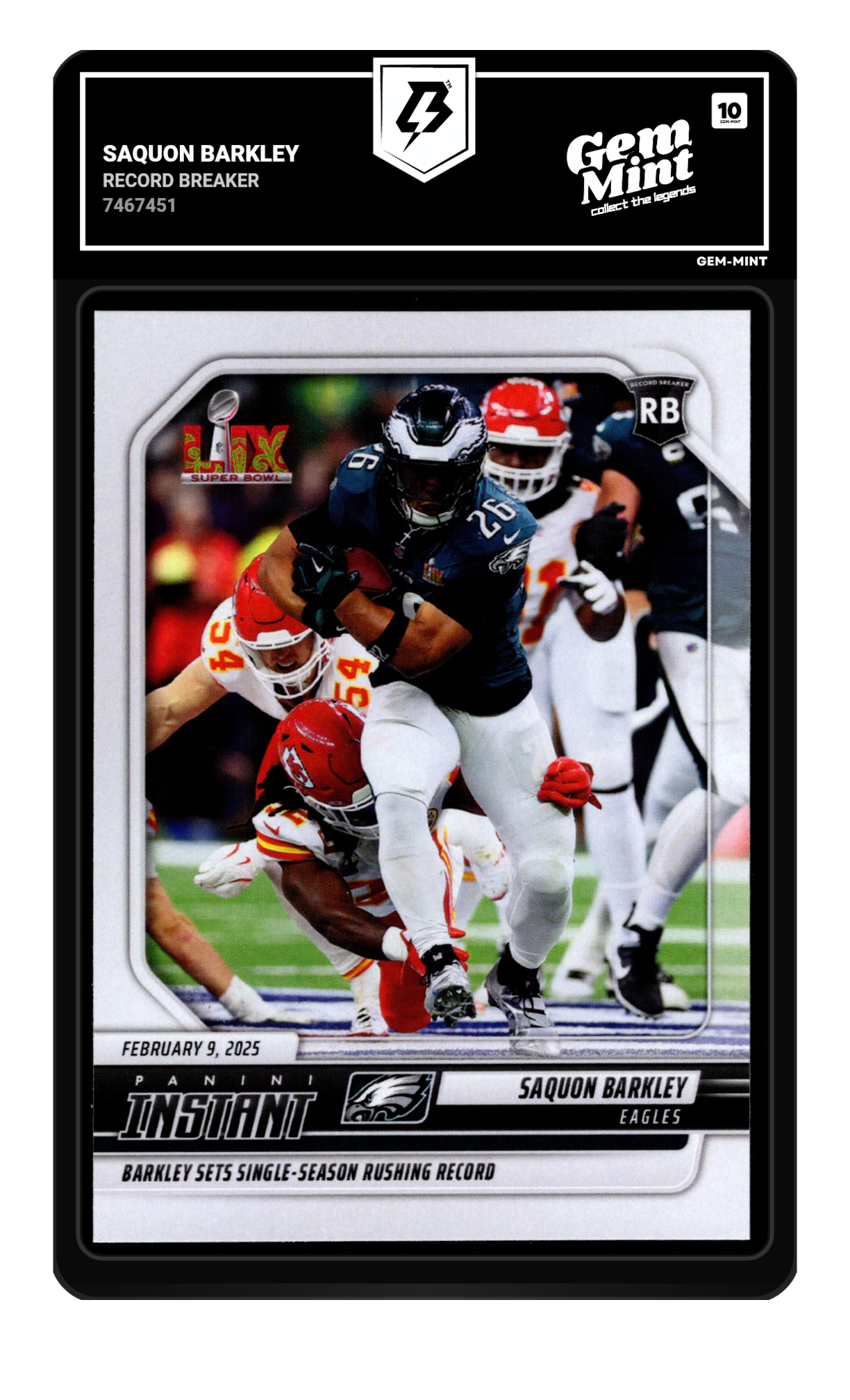 Saquon Barkley graded 10