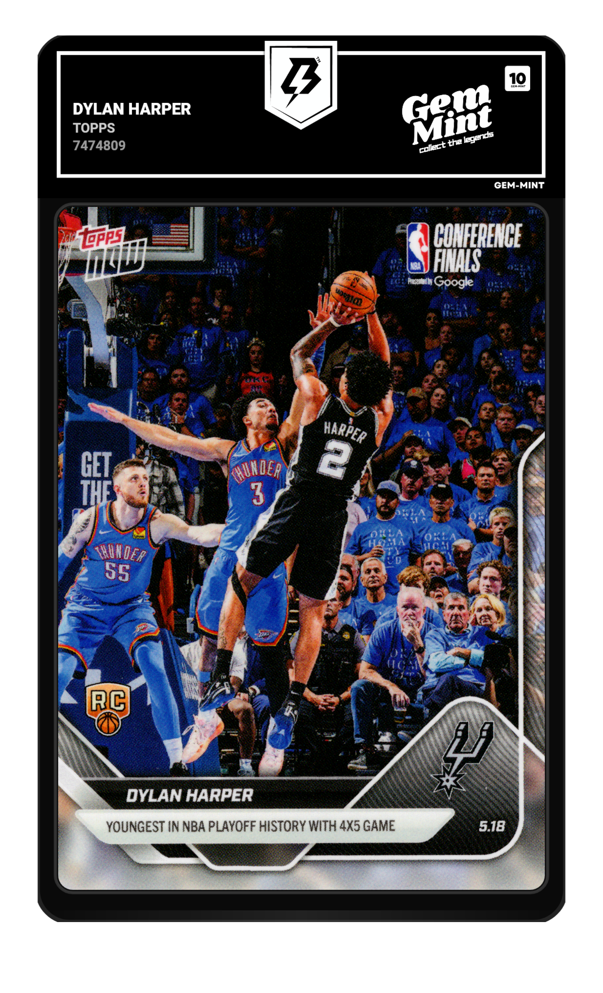 Dylan Harper graded 10