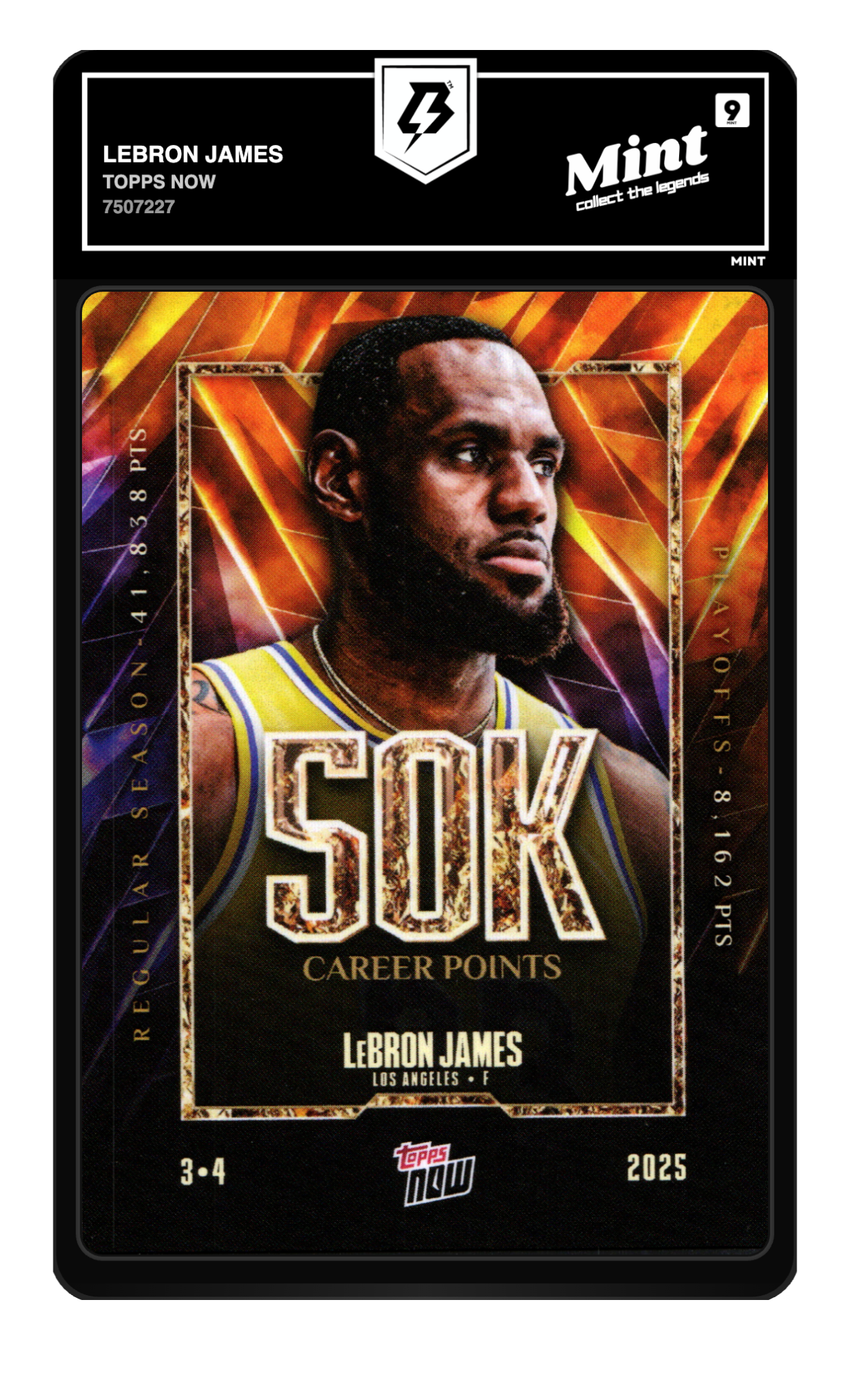 LeBron James graded 9
