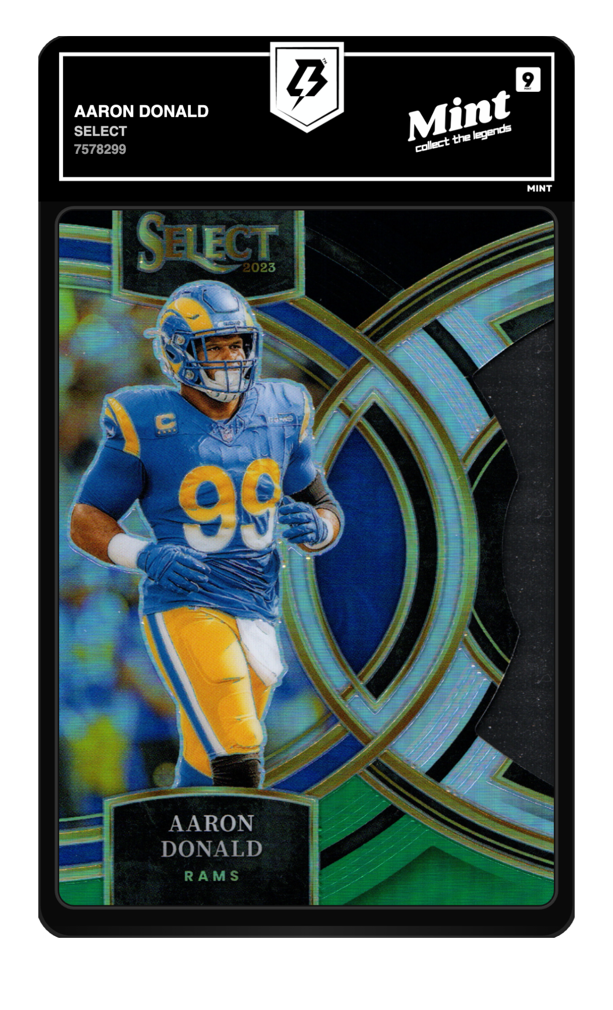 Aaron Donald graded 9