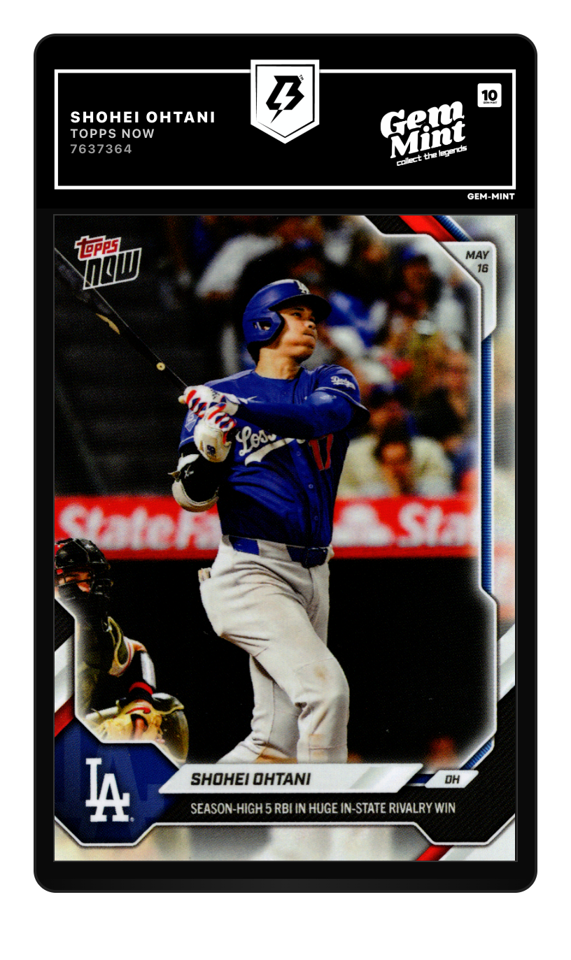 Shohei Ohtani graded 10