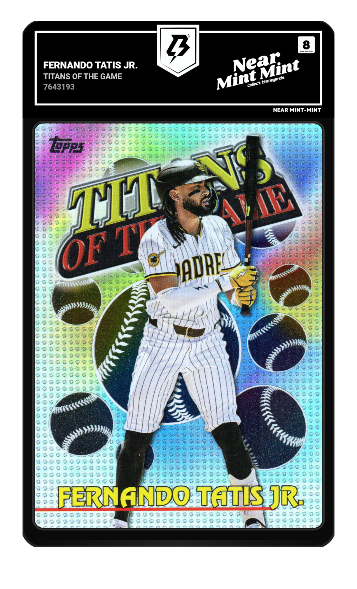 Fernando Tatis Jr. graded 8