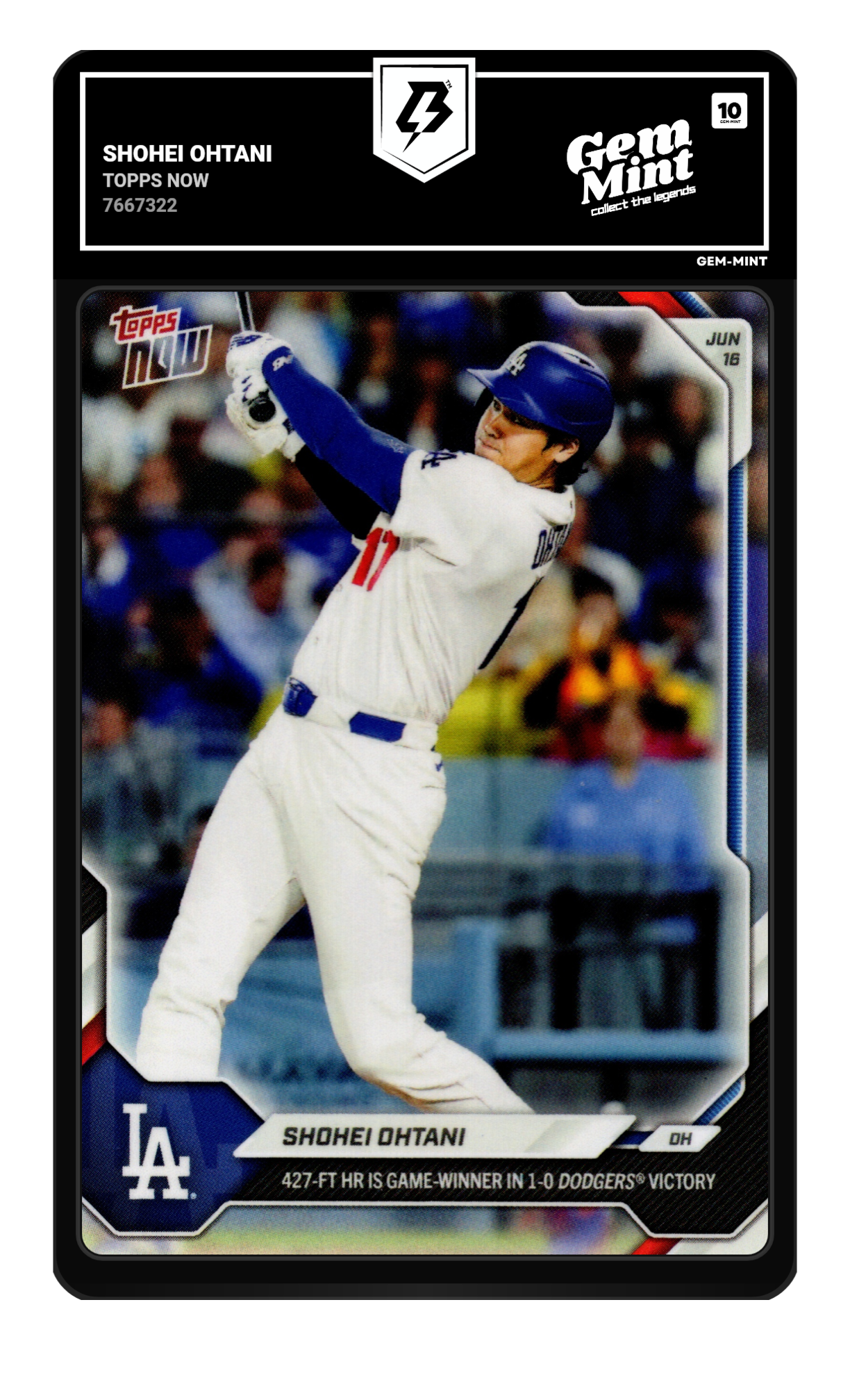 Shohei Ohtani graded 10