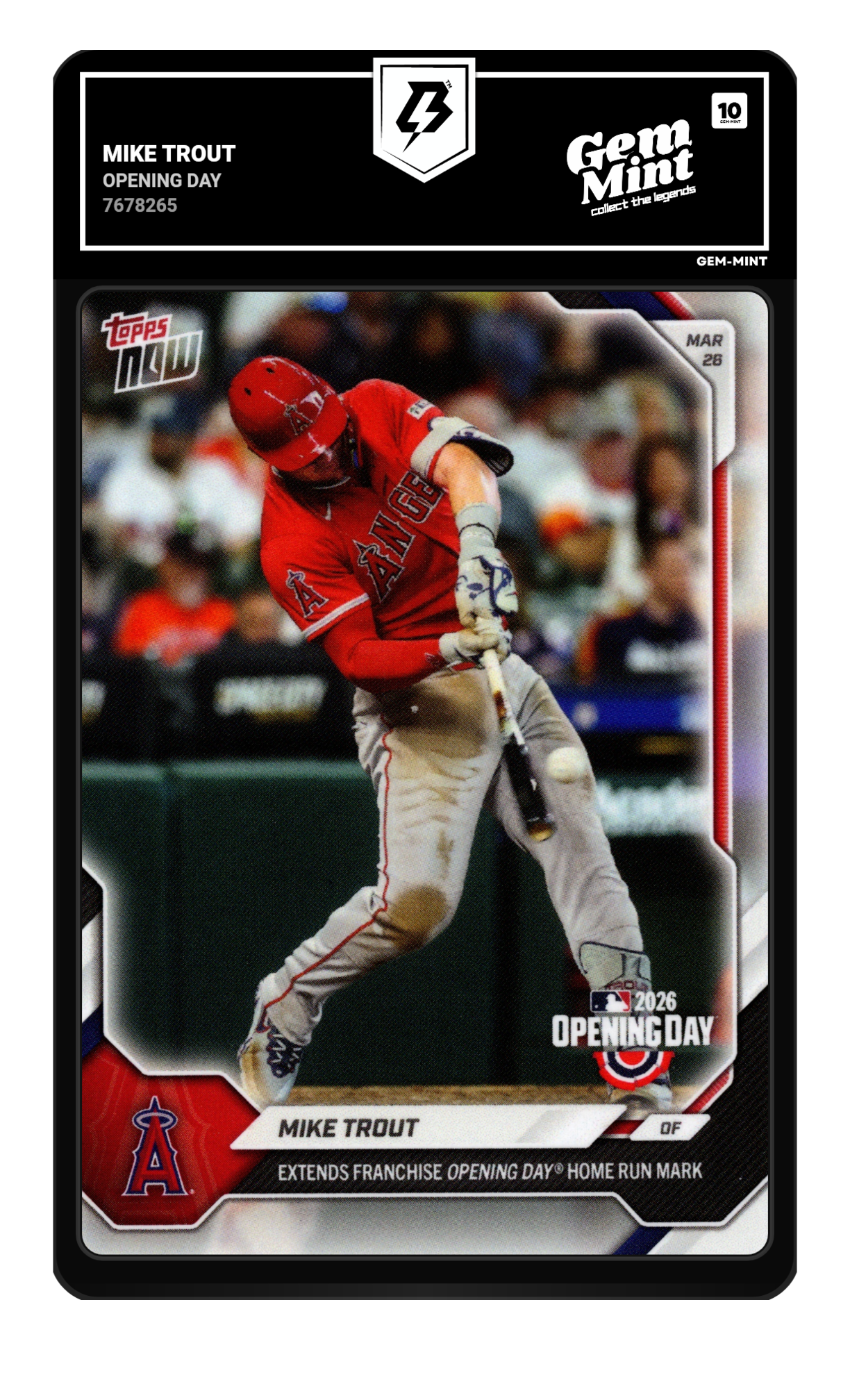 Mike Trout graded 10