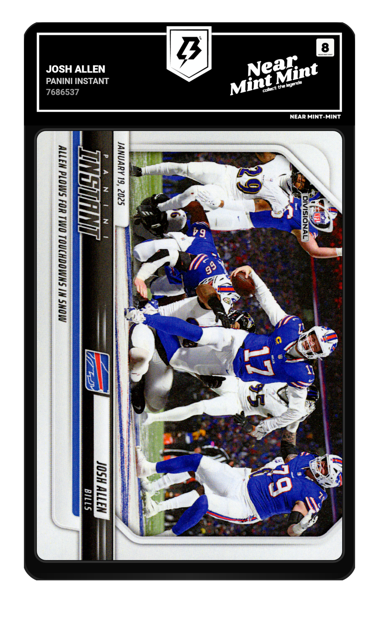 Josh Allen graded 8