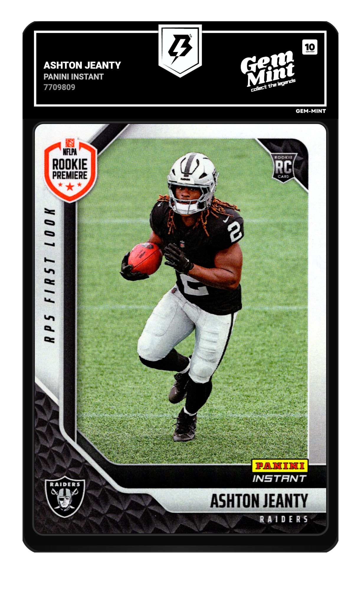 Ashton Jeanty graded 10